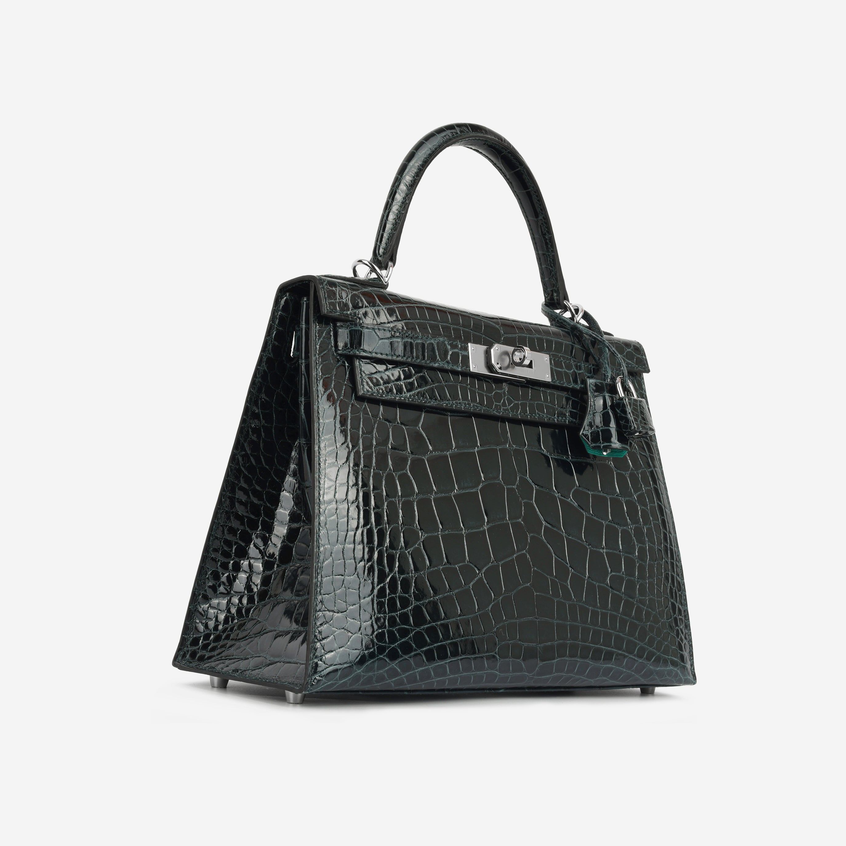 Kelly 28 Verso - Vert Cypres Alligator / Vert Jade