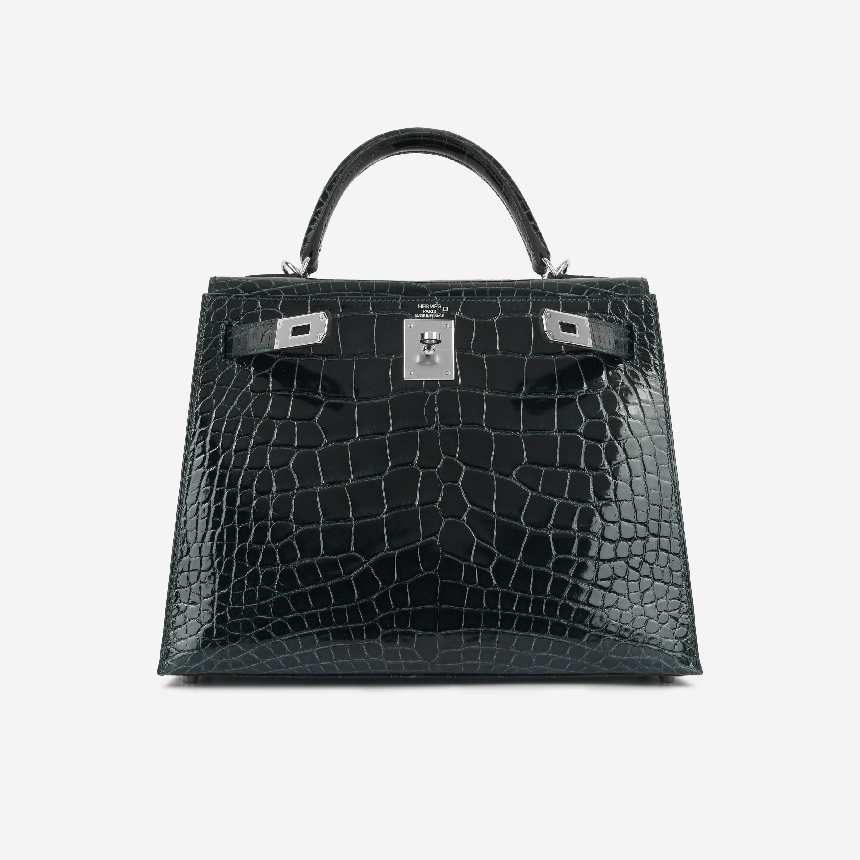 Kelly 28 Verso - Vert Cypres Alligator / Vert Jade