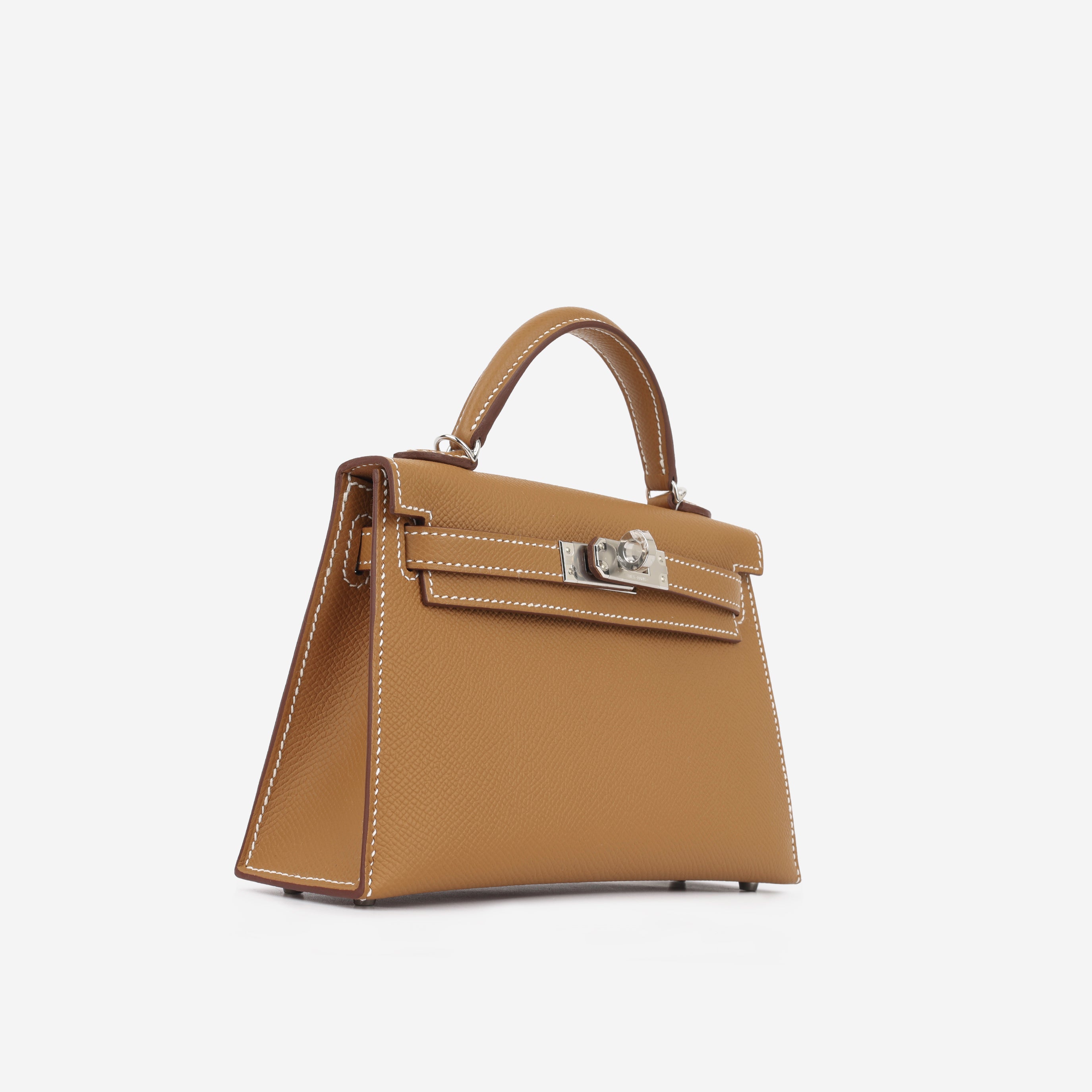 Mini Kelly - Gold Epsom (Rose Confetti Strap)