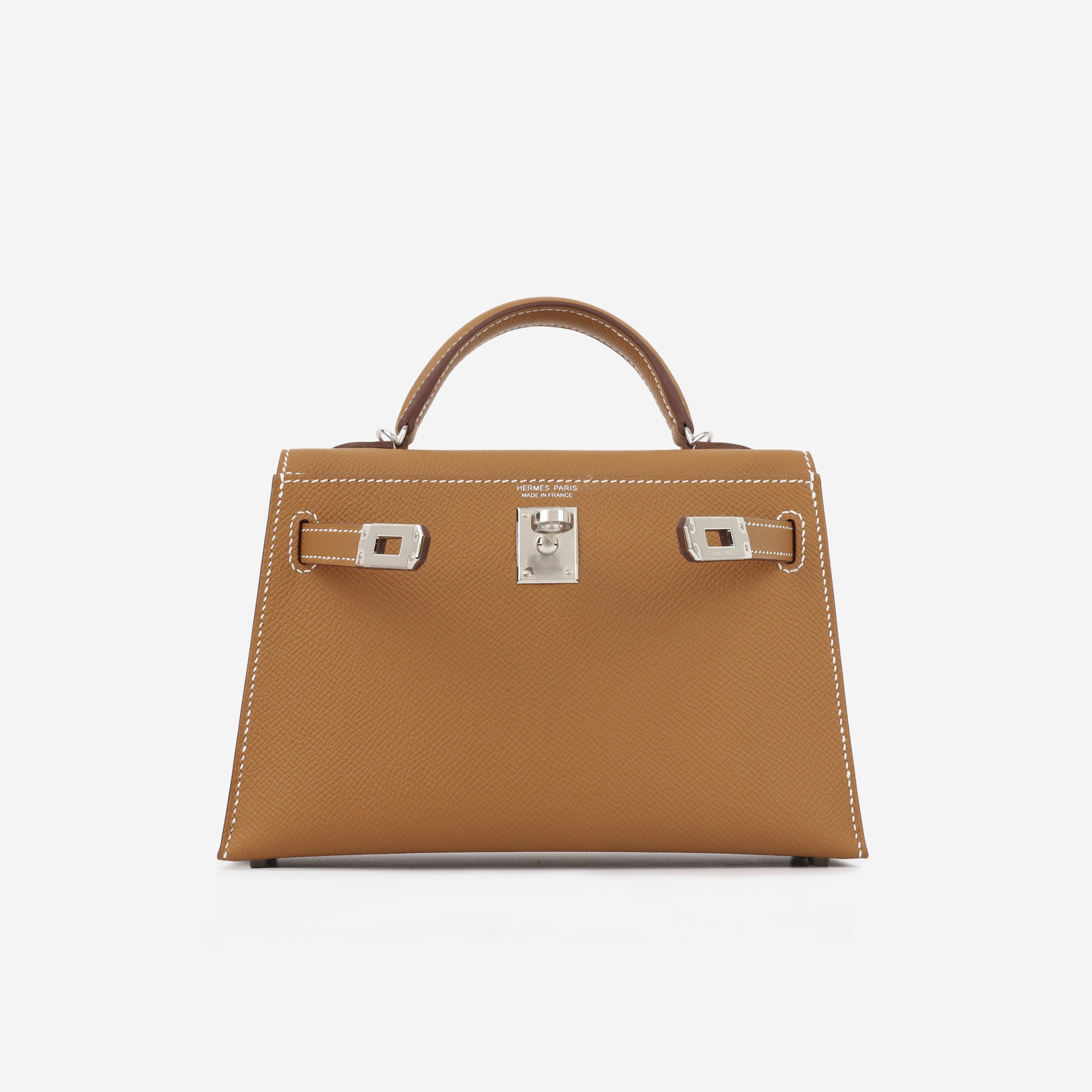 Mini Kelly - Gold Epsom (Rose Confetti Strap)