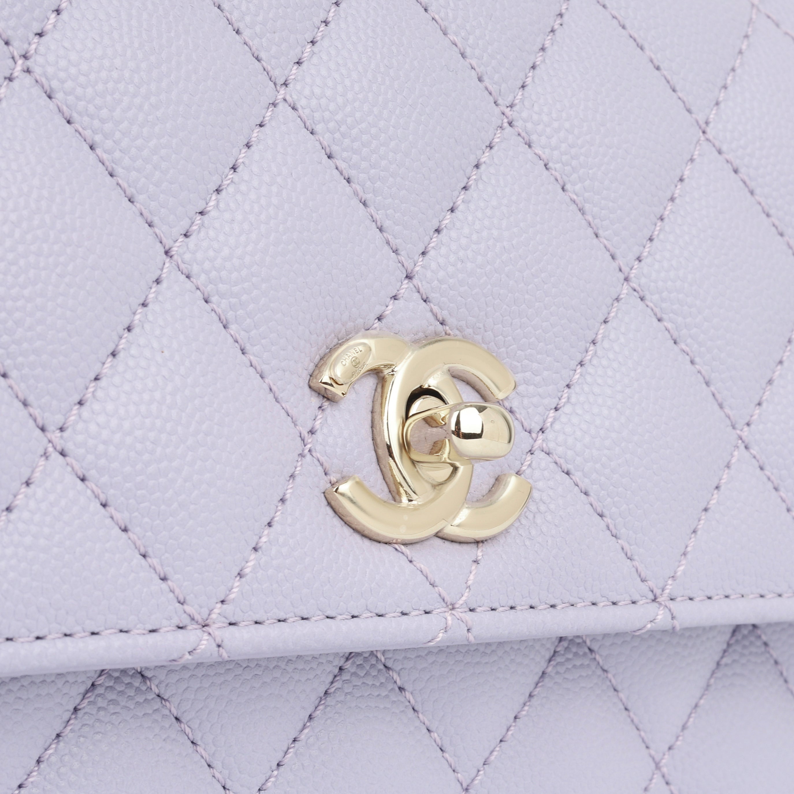 Small Coco Handle - Lavender Caviar