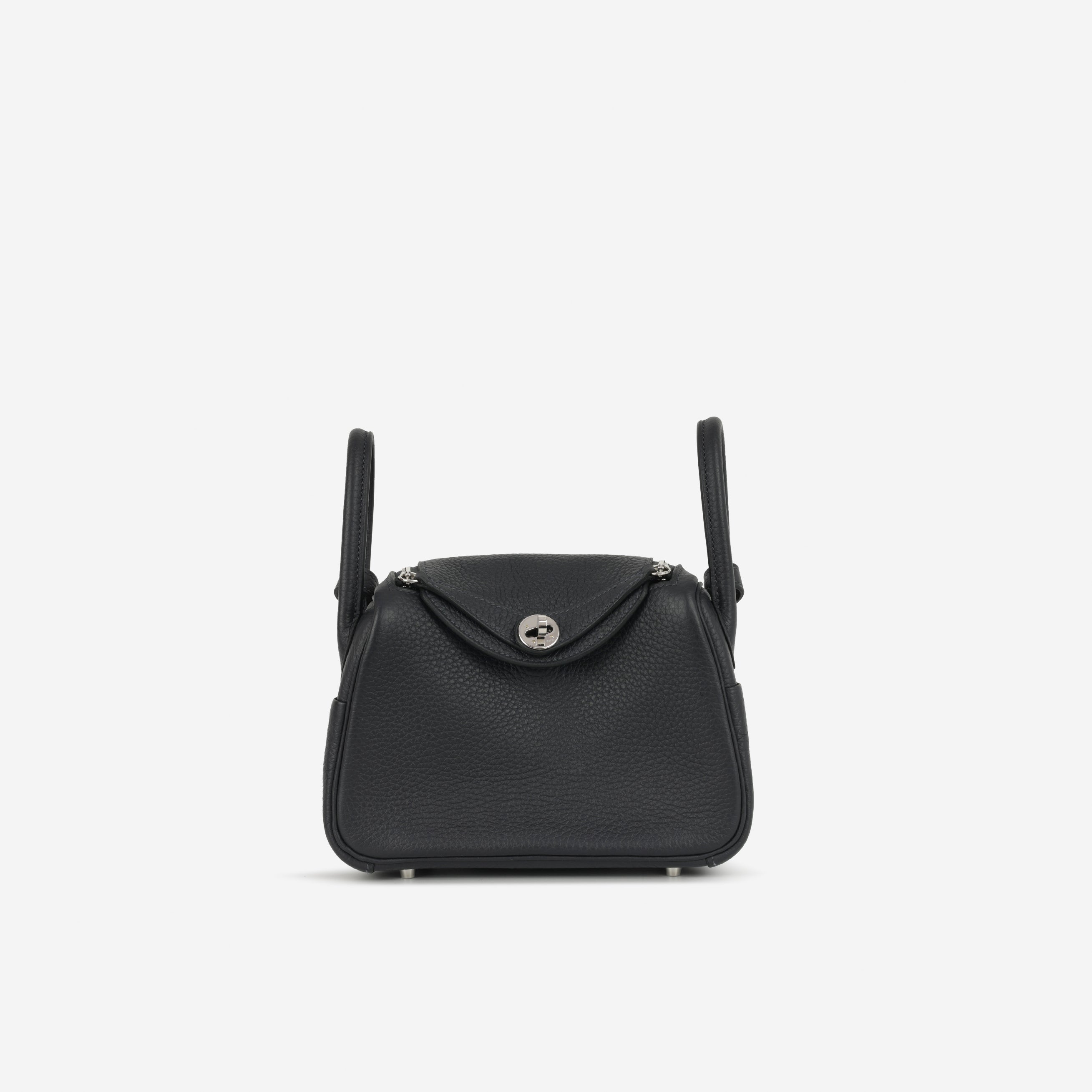 Hermès Mini Lindy - Caban Clemence | Palladium Hardware