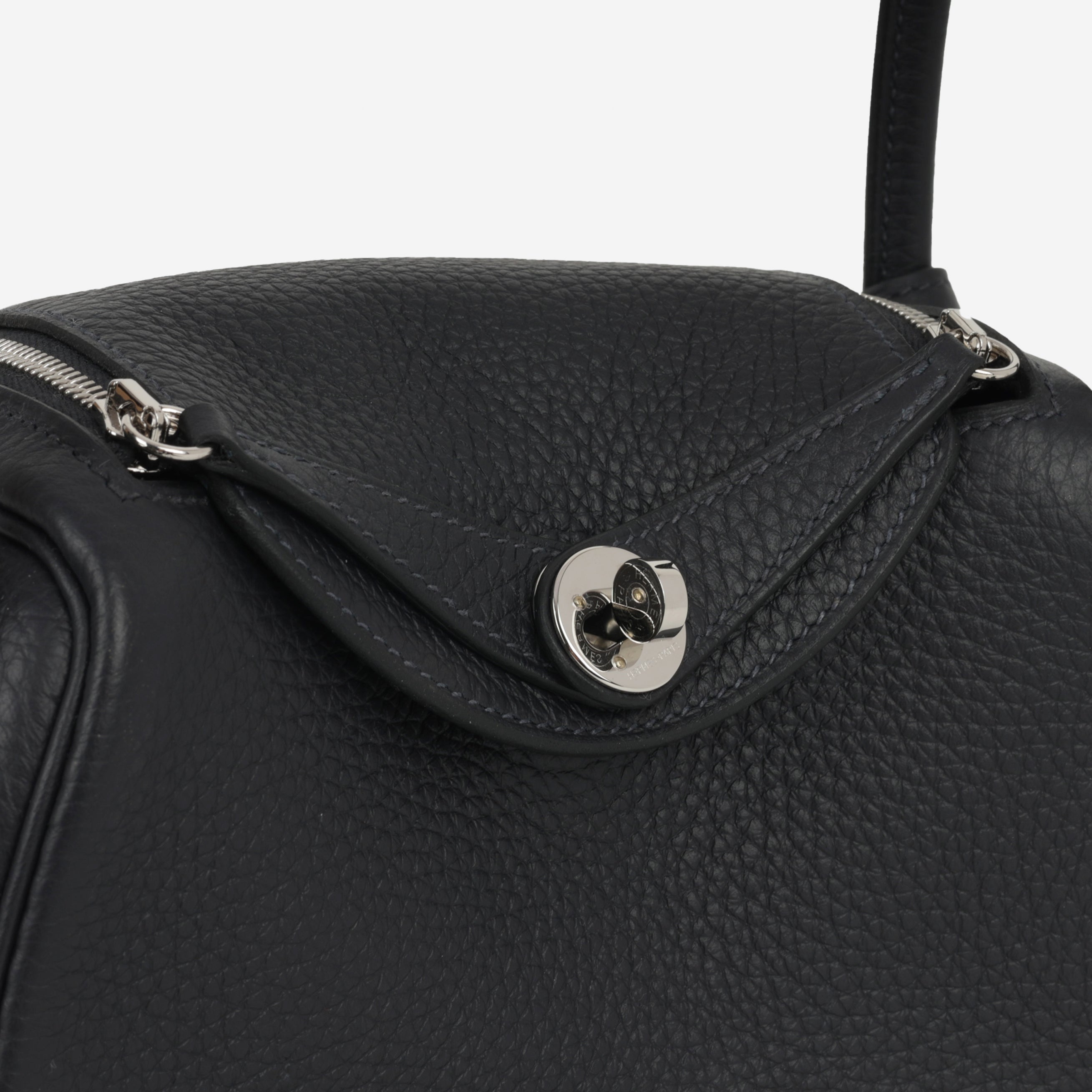 Hermès Mini Lindy - Caban Clemence | Palladium Hardware