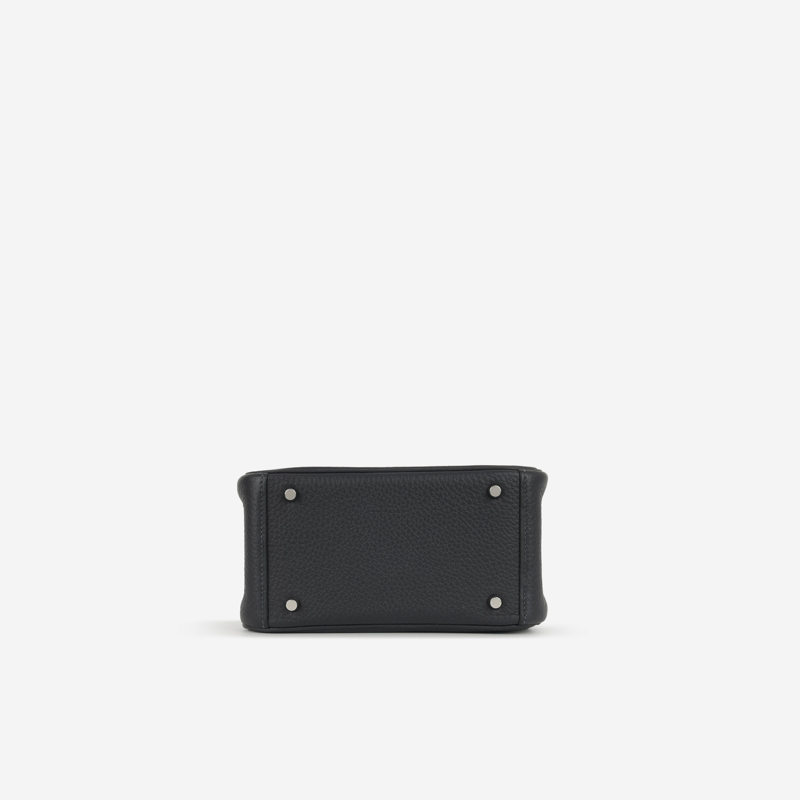 Hermès Mini Lindy - Caban Clemence | Palladium Hardware