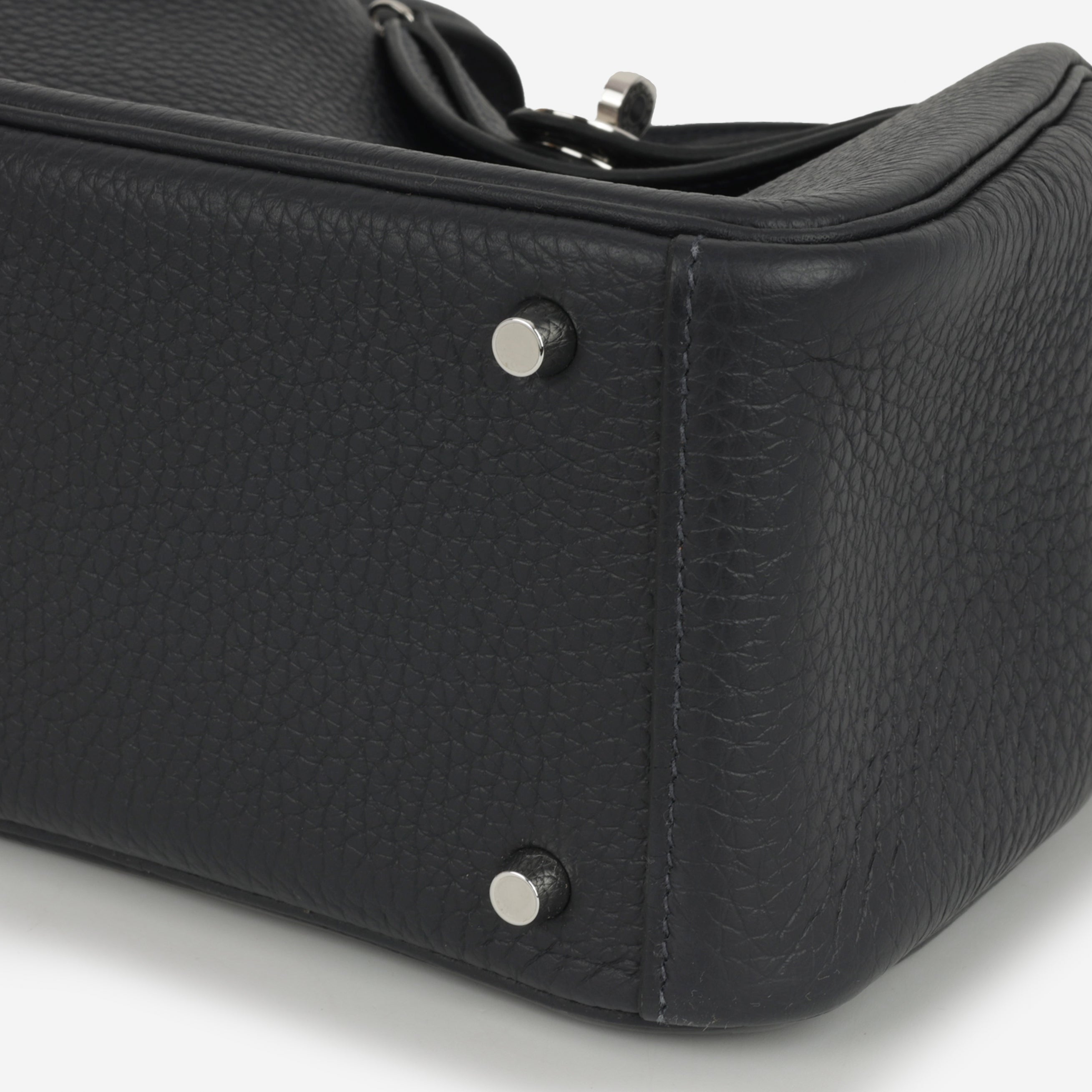 Hermès Mini Lindy - Caban Clemence | Palladium Hardware