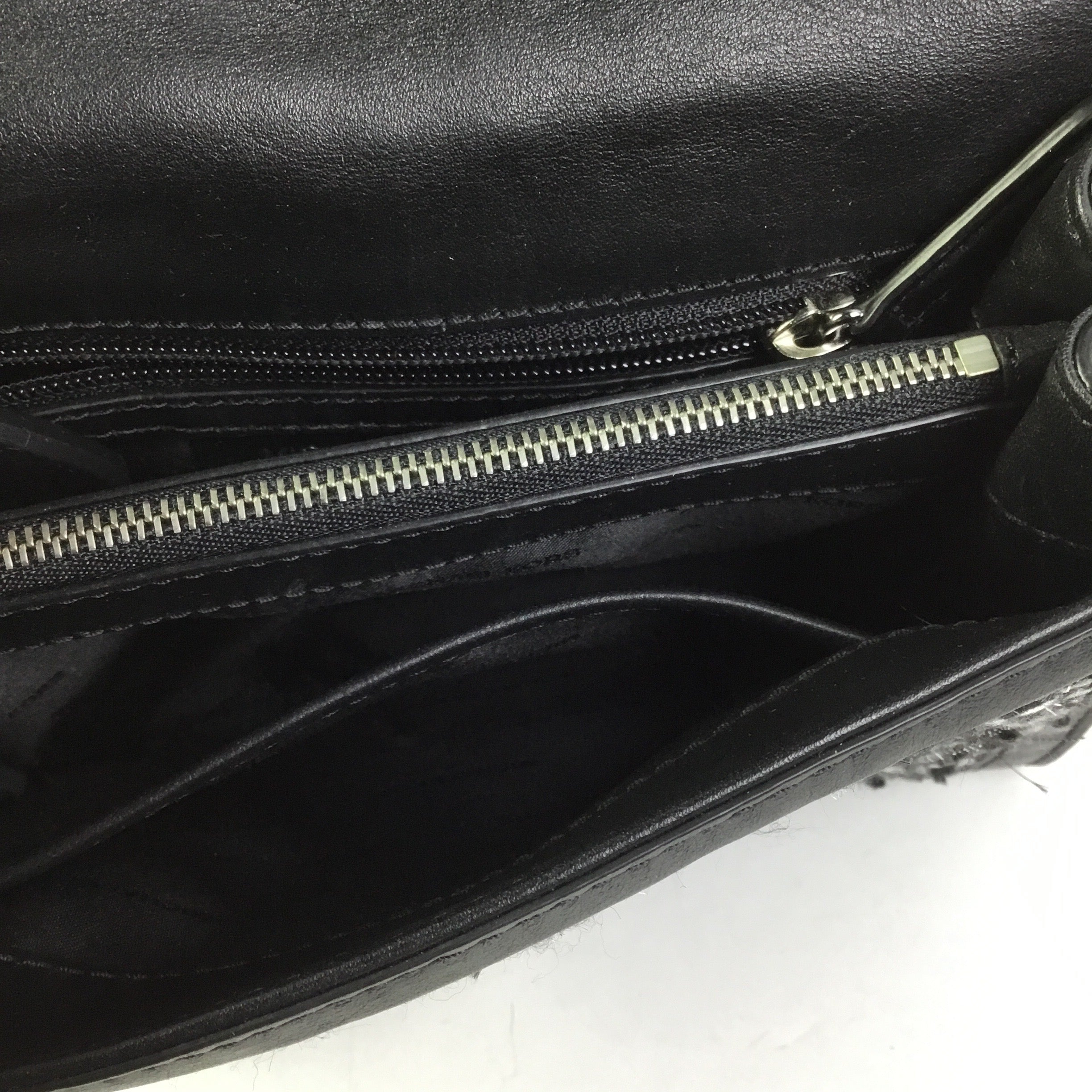 Crossbody Designer By Michael Kors In Black & Grey, Size:Small