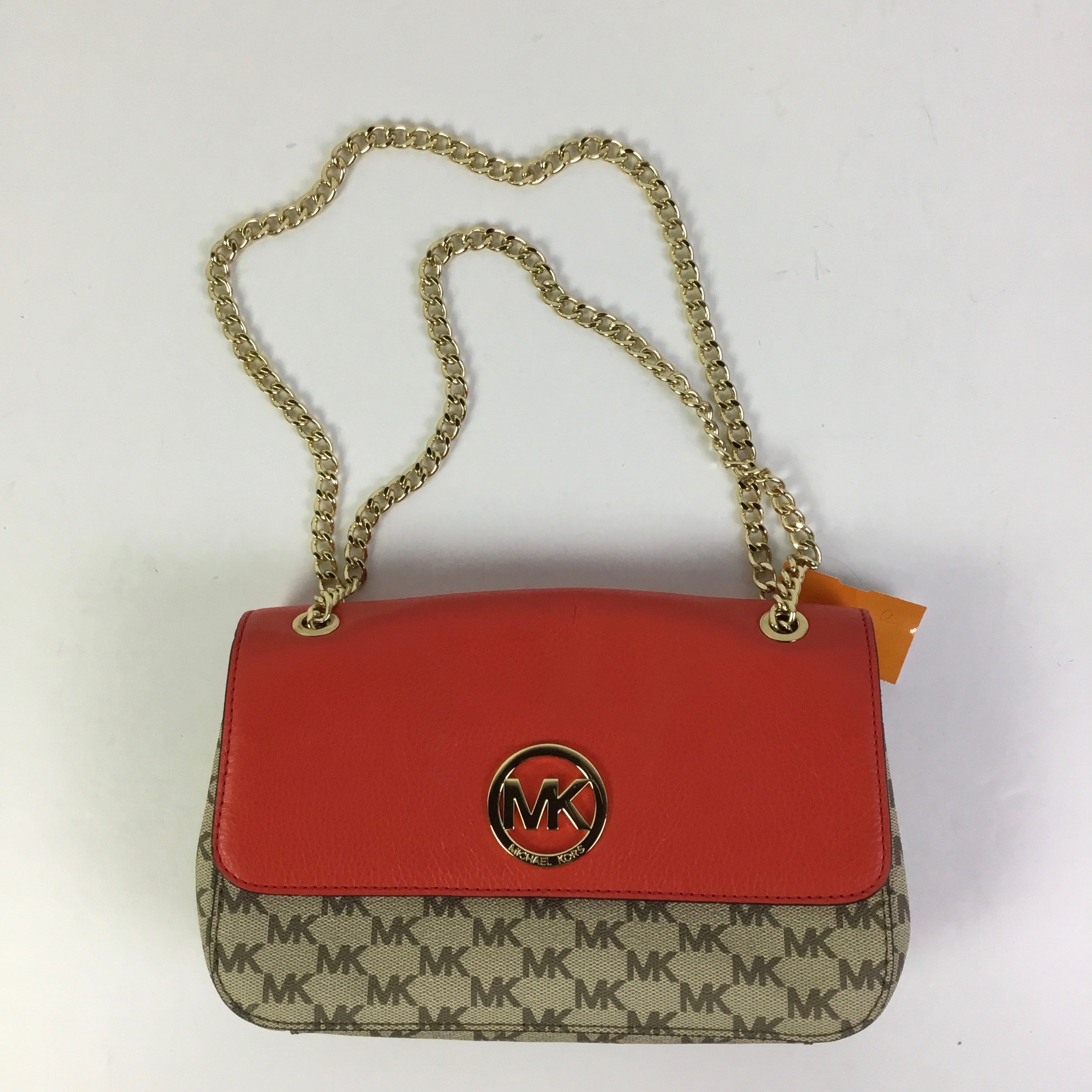 Handbag Designer By Michael Kors In Red, Size:Small