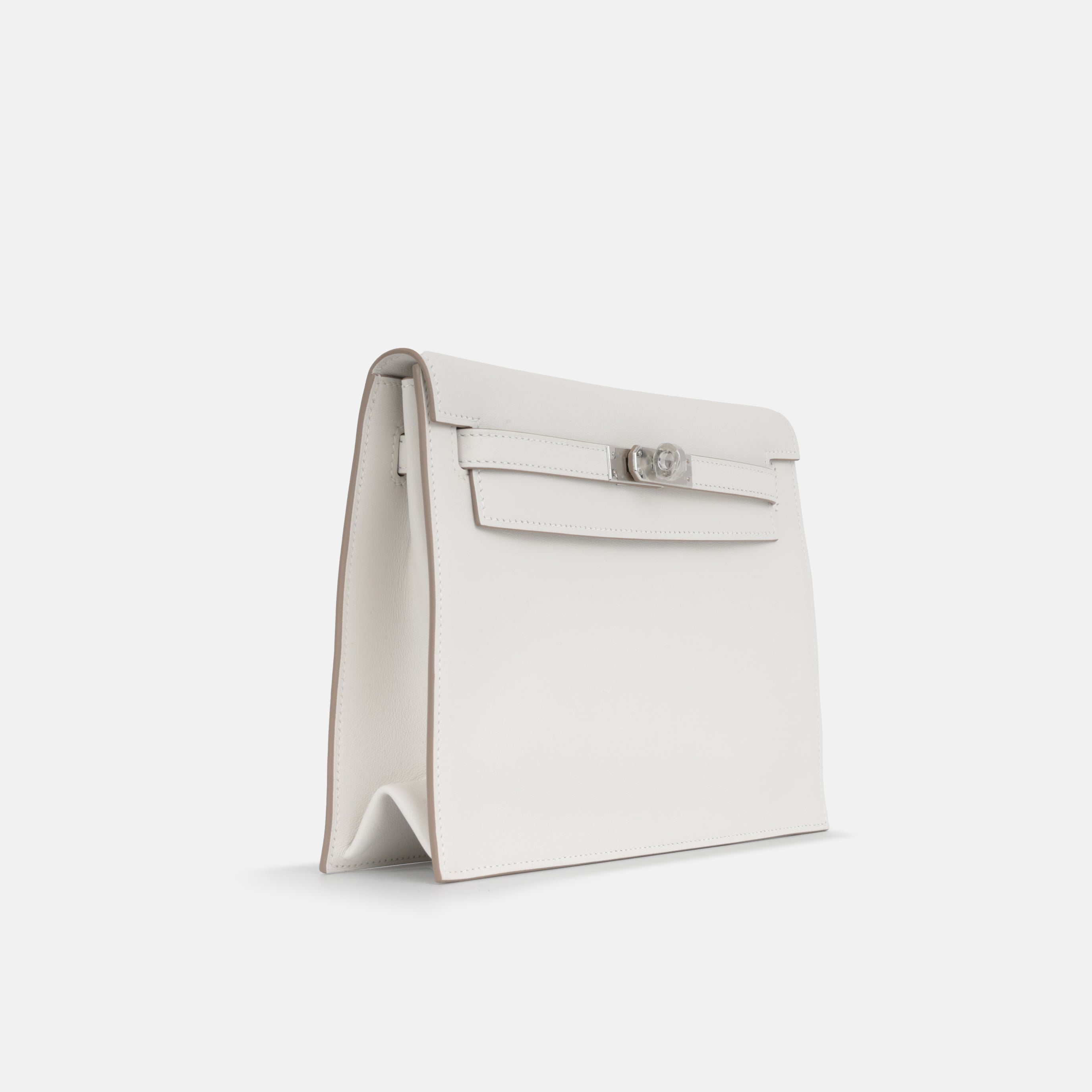 Hermès Kelly Danse - Gris Pale Swift Leather | Palladium Hardware