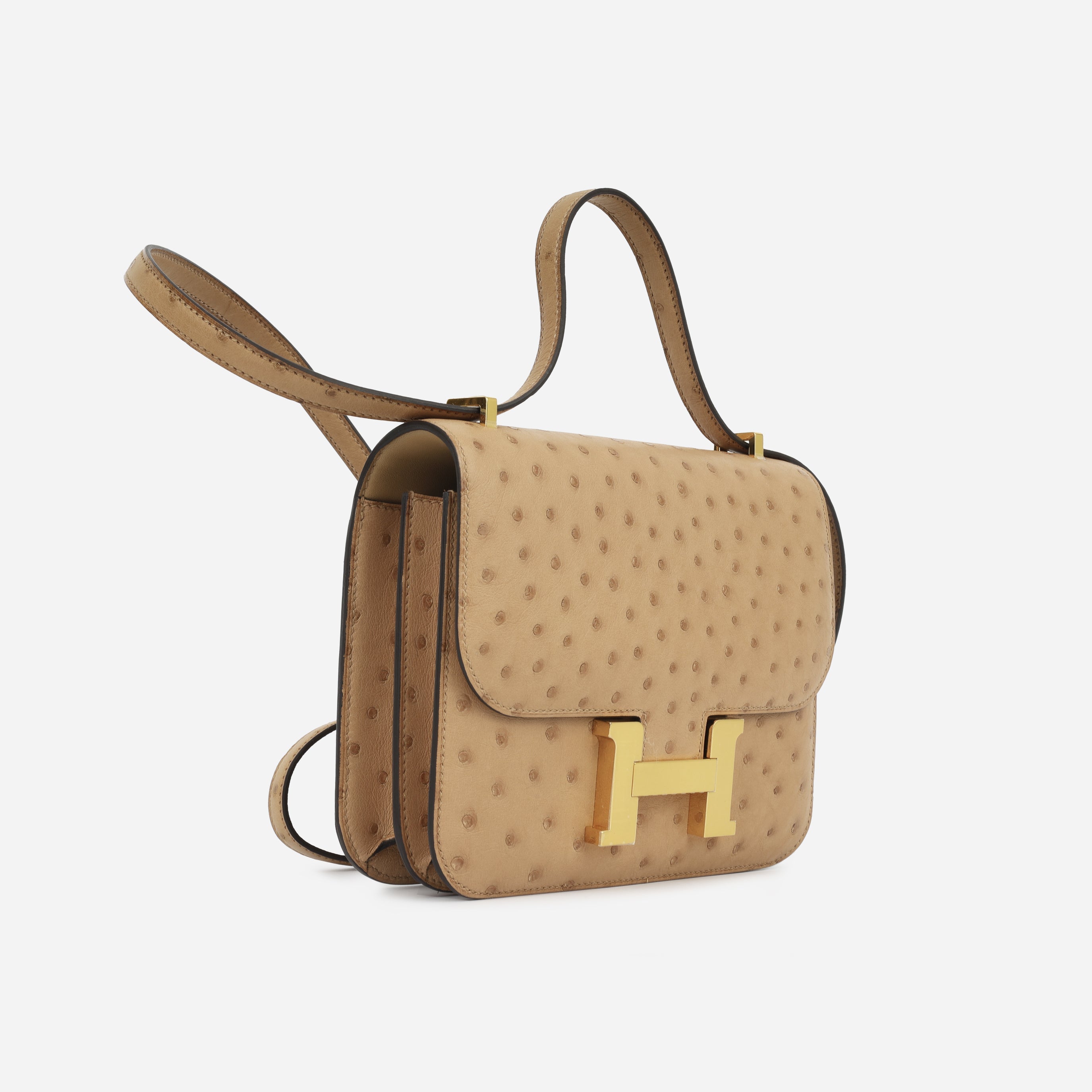 Hermès Constance 18 - Chai Ostrich | Gold Hardware