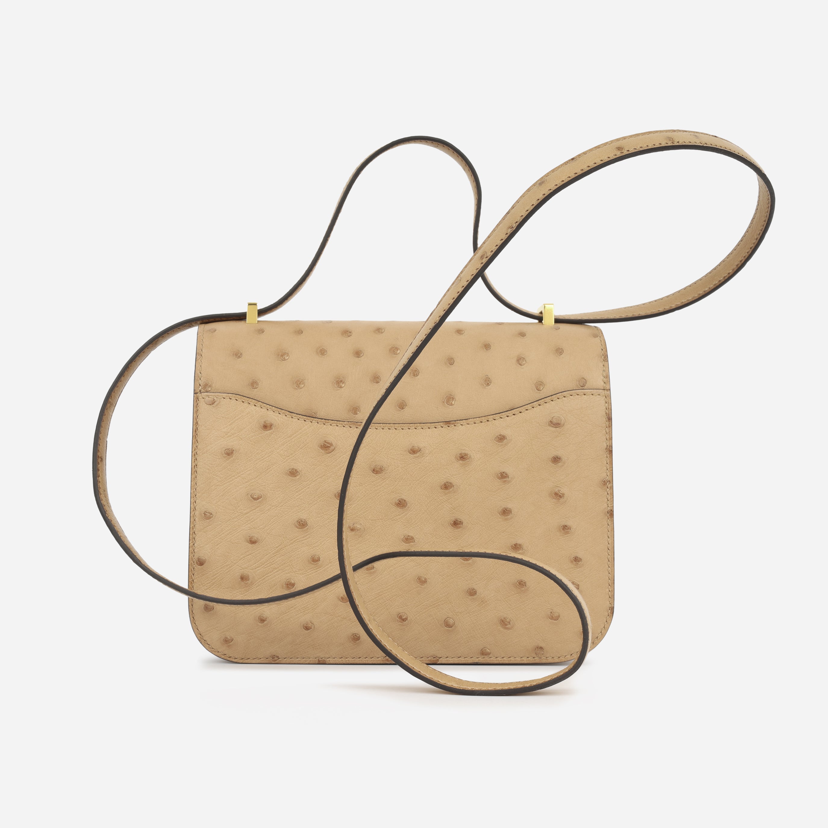 Hermès Constance 18 - Chai Ostrich | Gold Hardware
