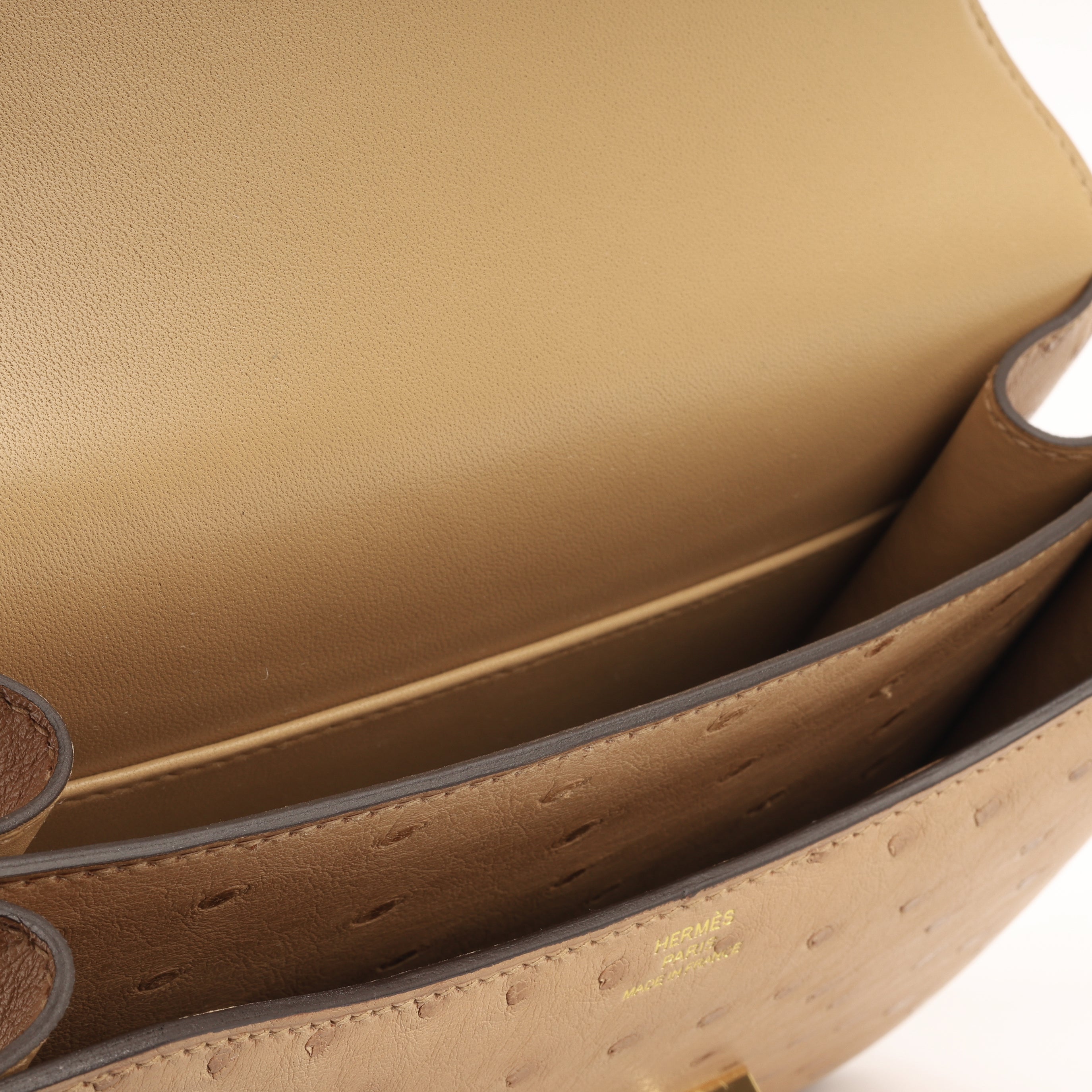 Hermès Constance 18 - Chai Ostrich | Gold Hardware