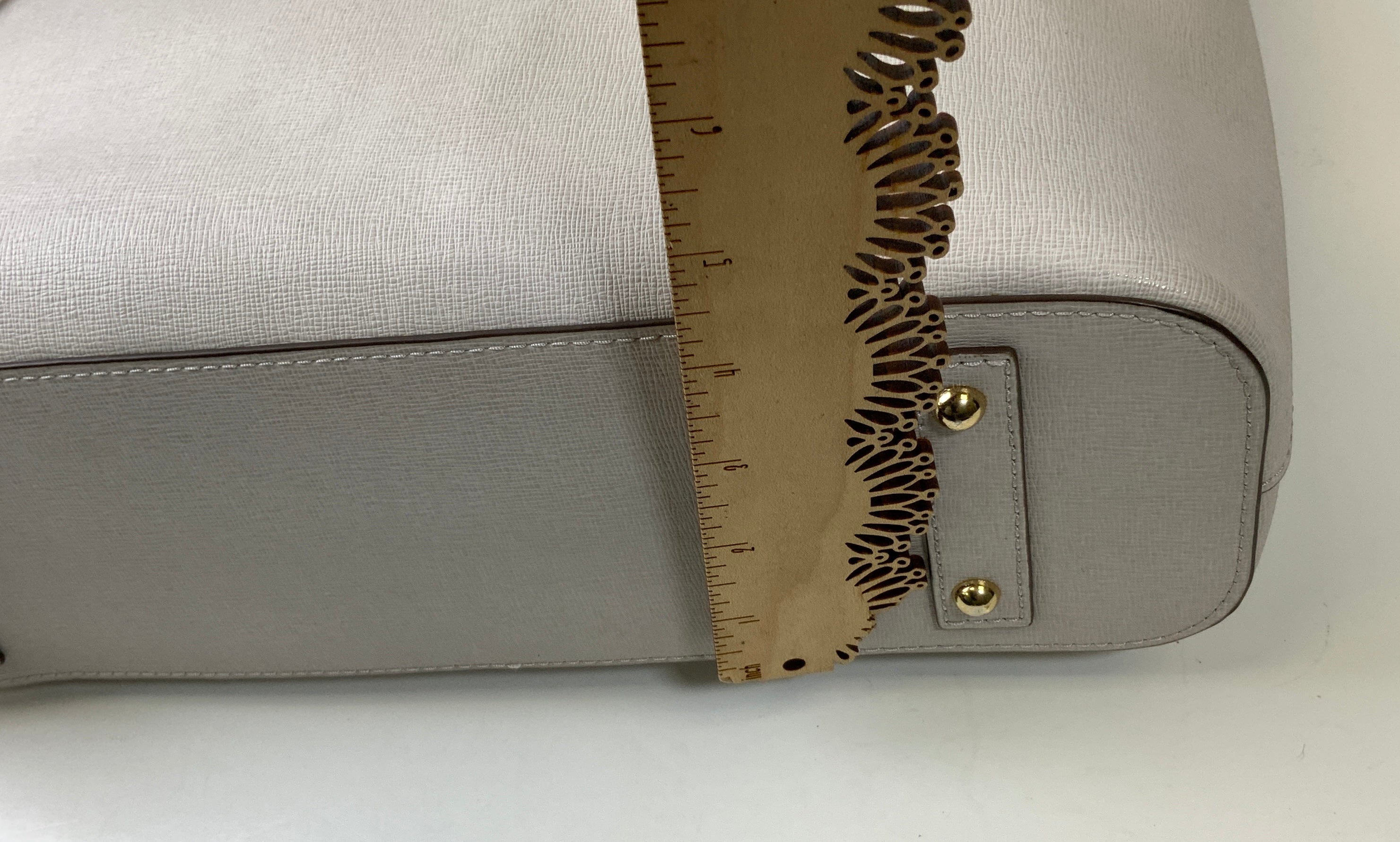 Handbag Designer By Dooney And Bourke In Grey, Size:Large