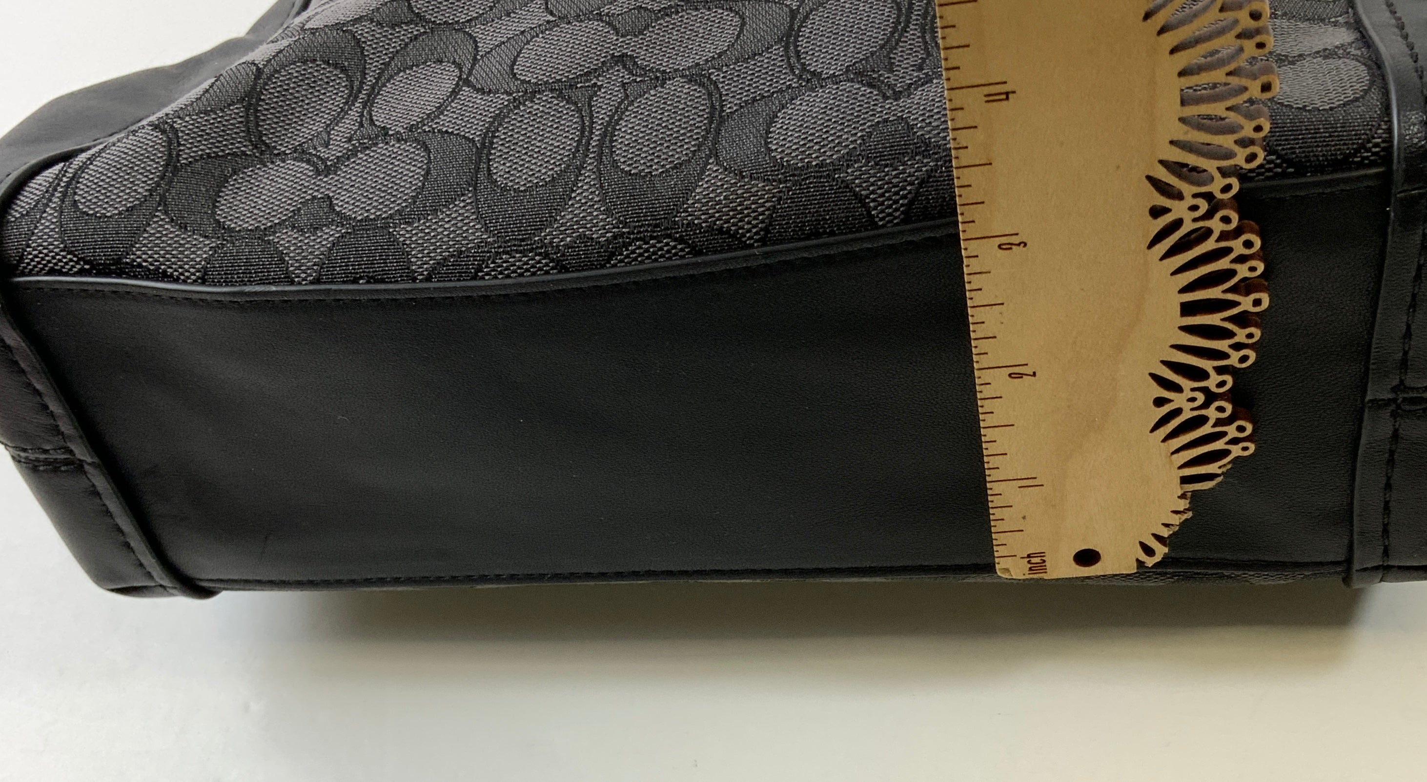 Handbag Designer By Coach In Black, Size:Medium
