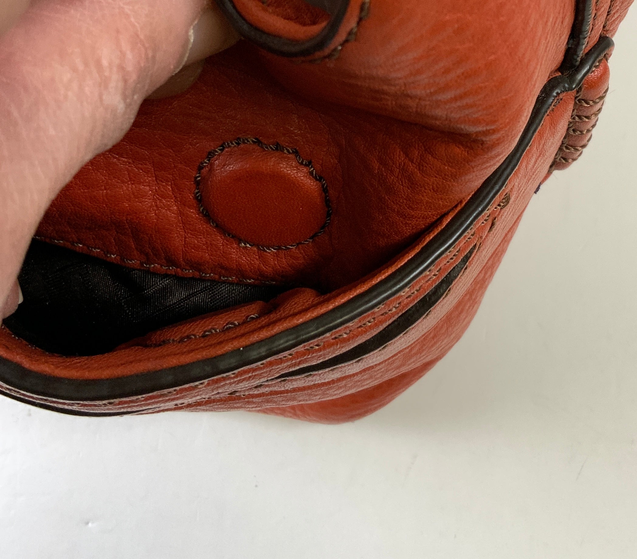 Handbag Leather By Cole-haan, Size: Medium