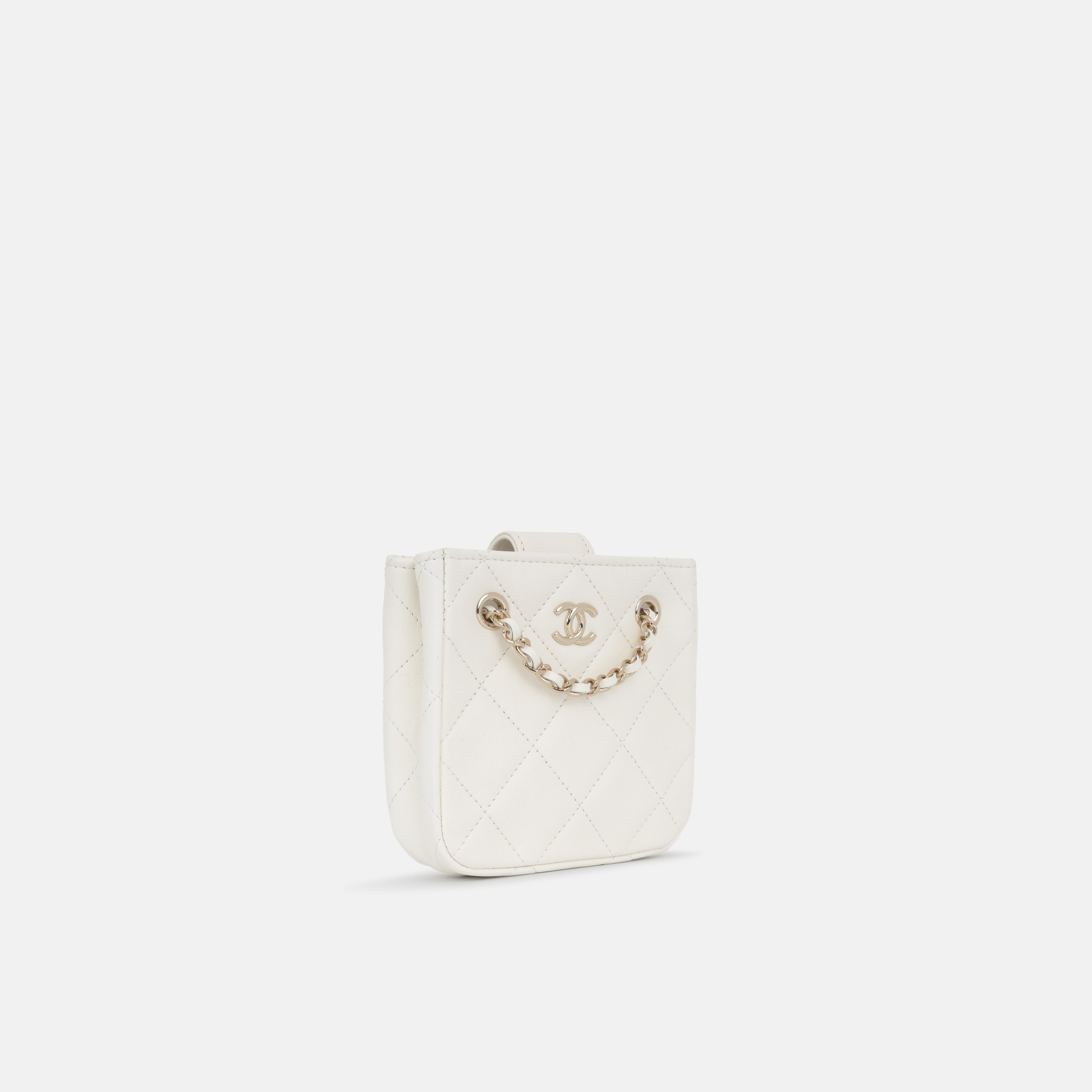 Tiny Square Clutch on Chain