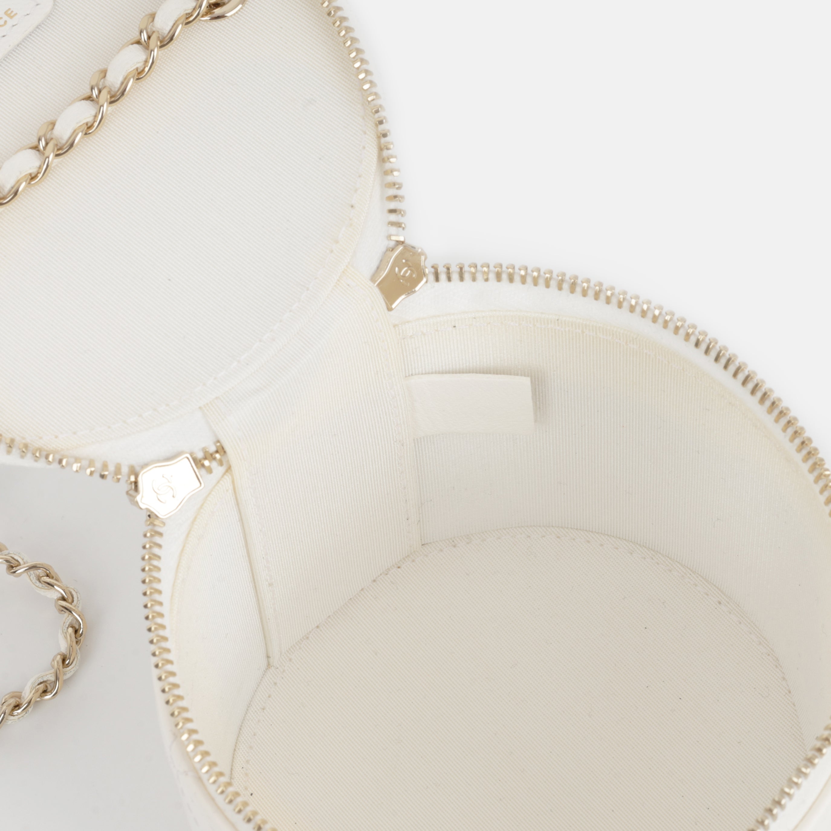Small Chain and Charm Vanity Case