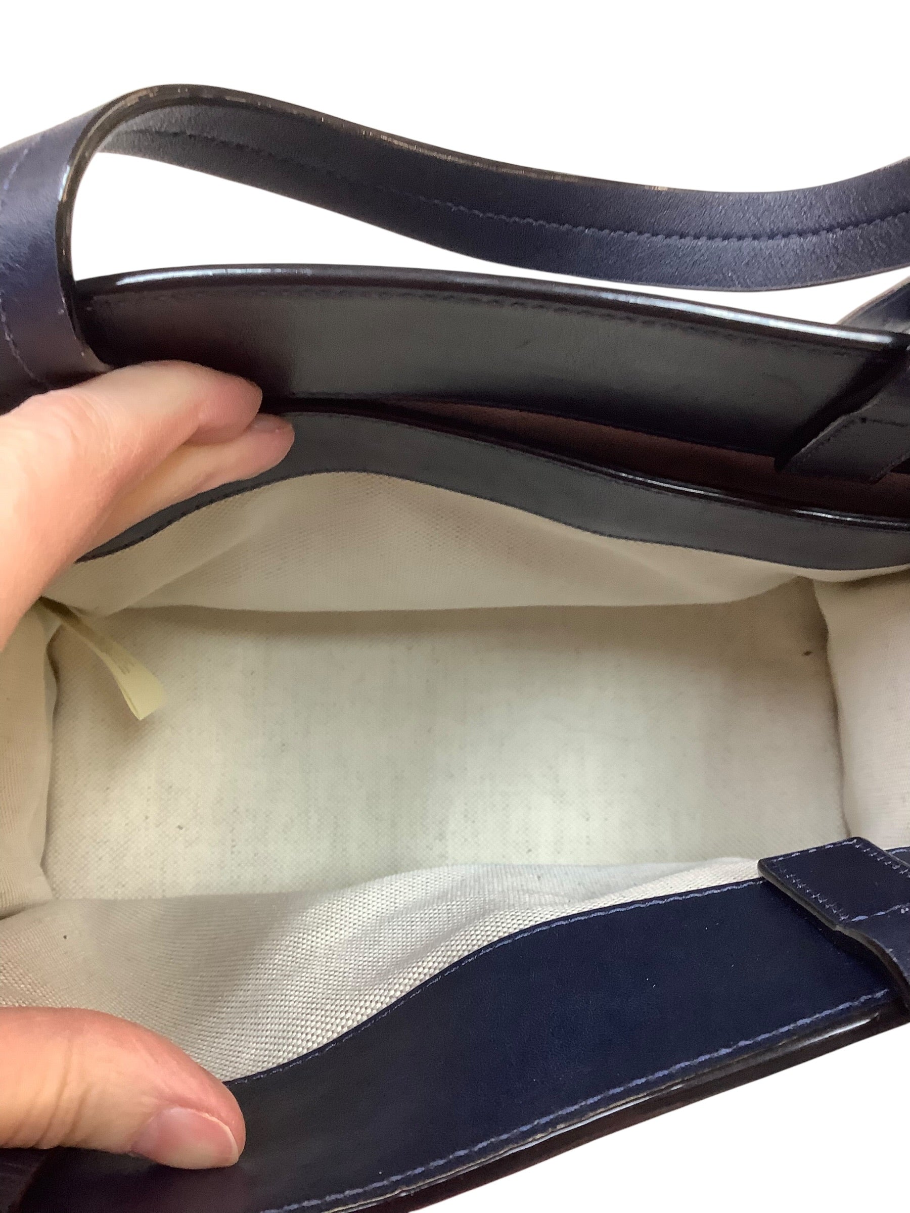 Handbag Designer By Kate Spade In Navy, Size:Medium