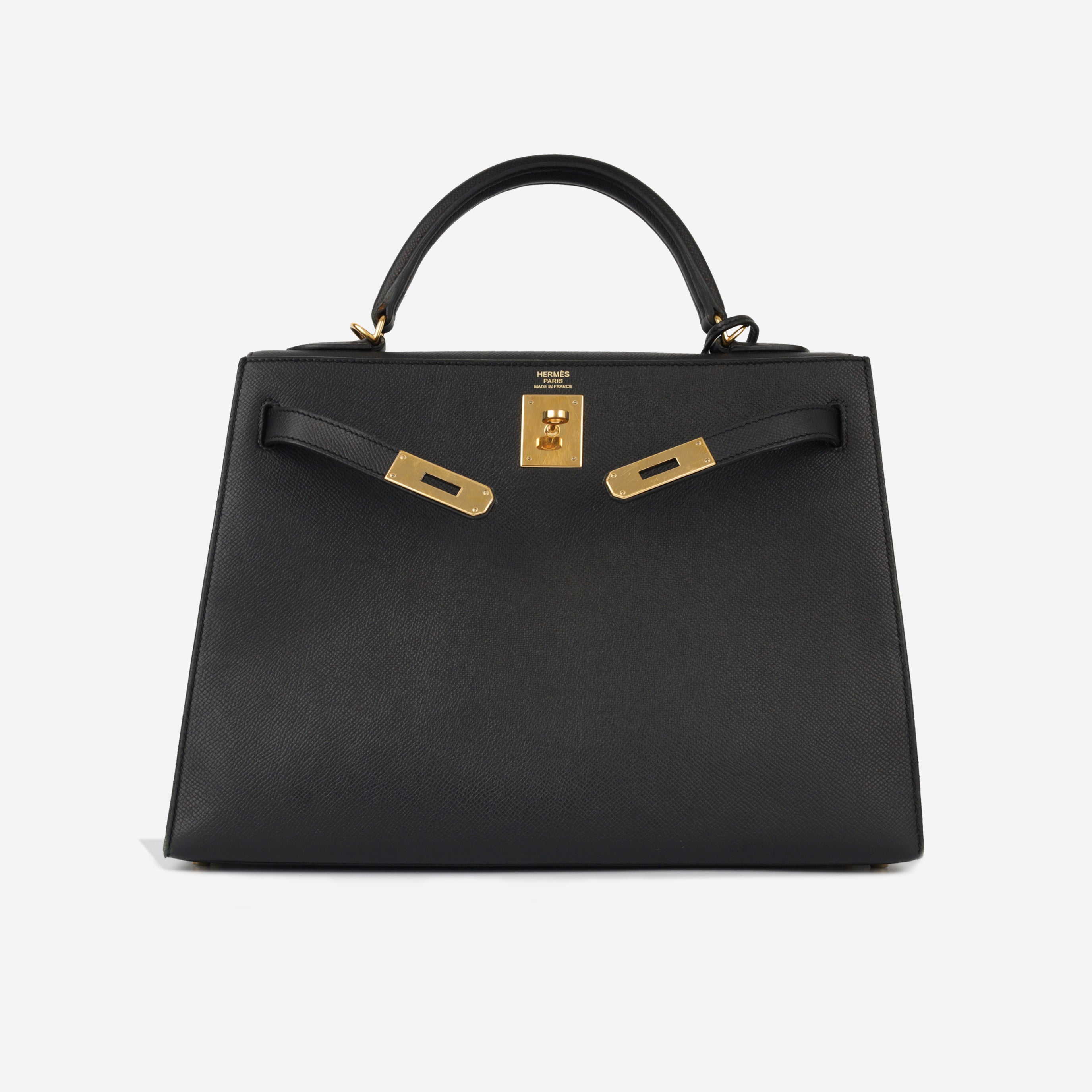Kelly 32 - Noir Epsom