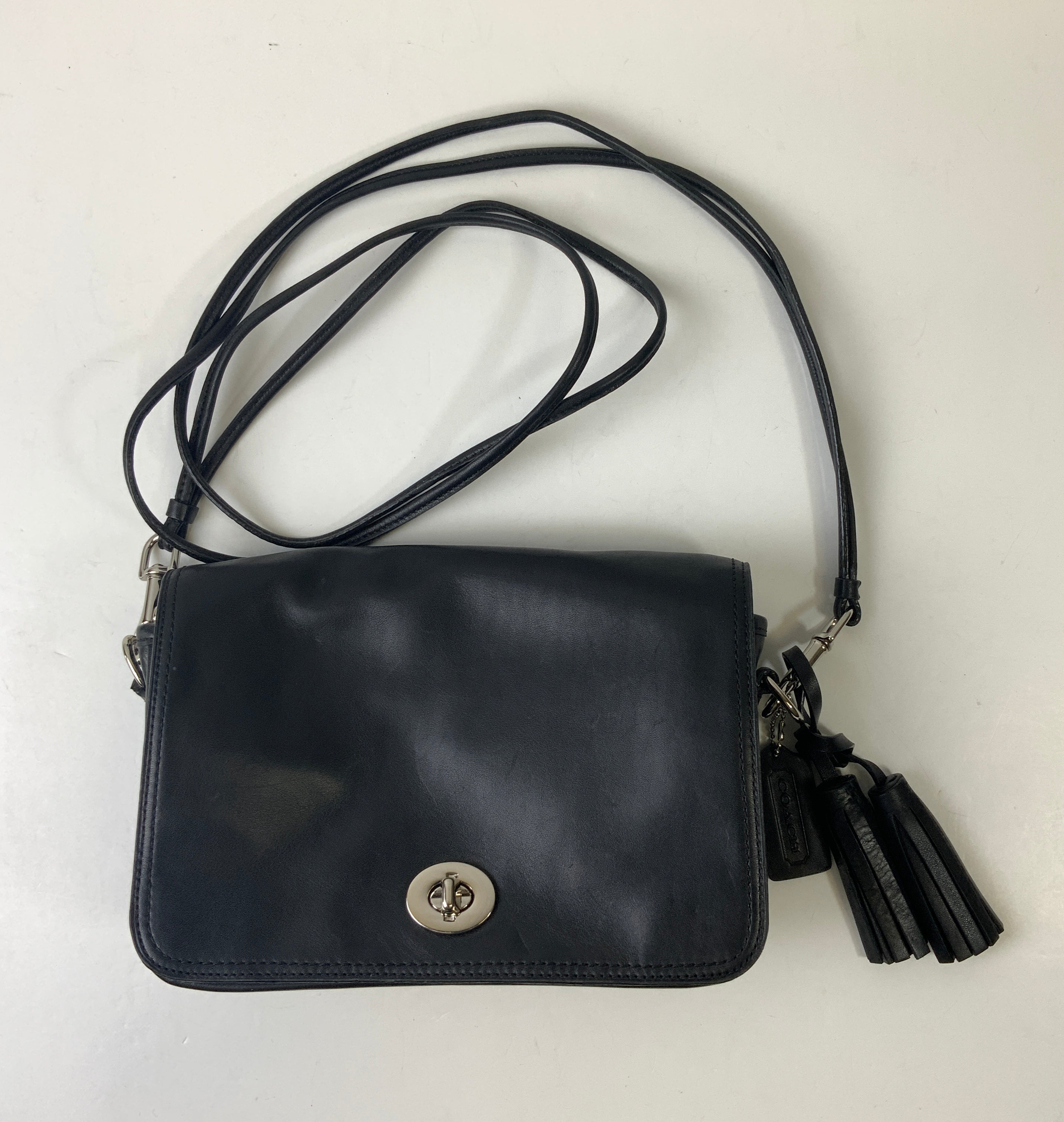 Handbag Designer By Coach In Black, Size:Small