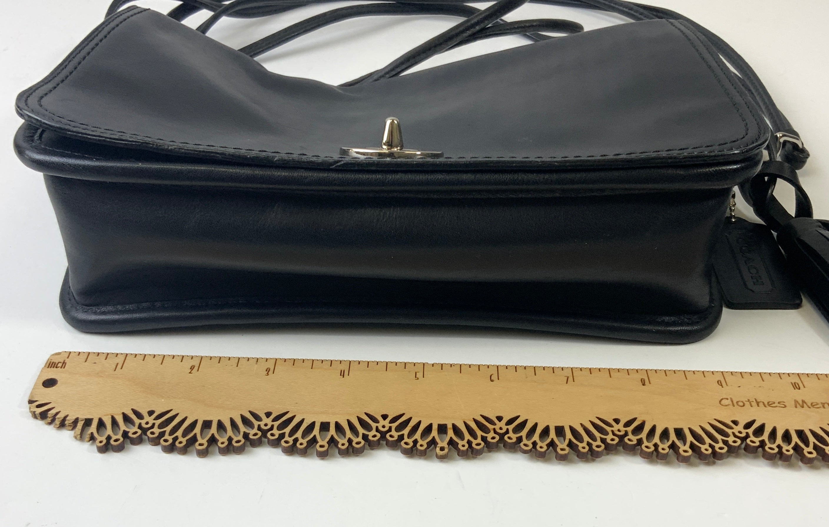 Handbag Designer By Coach In Black, Size:Small
