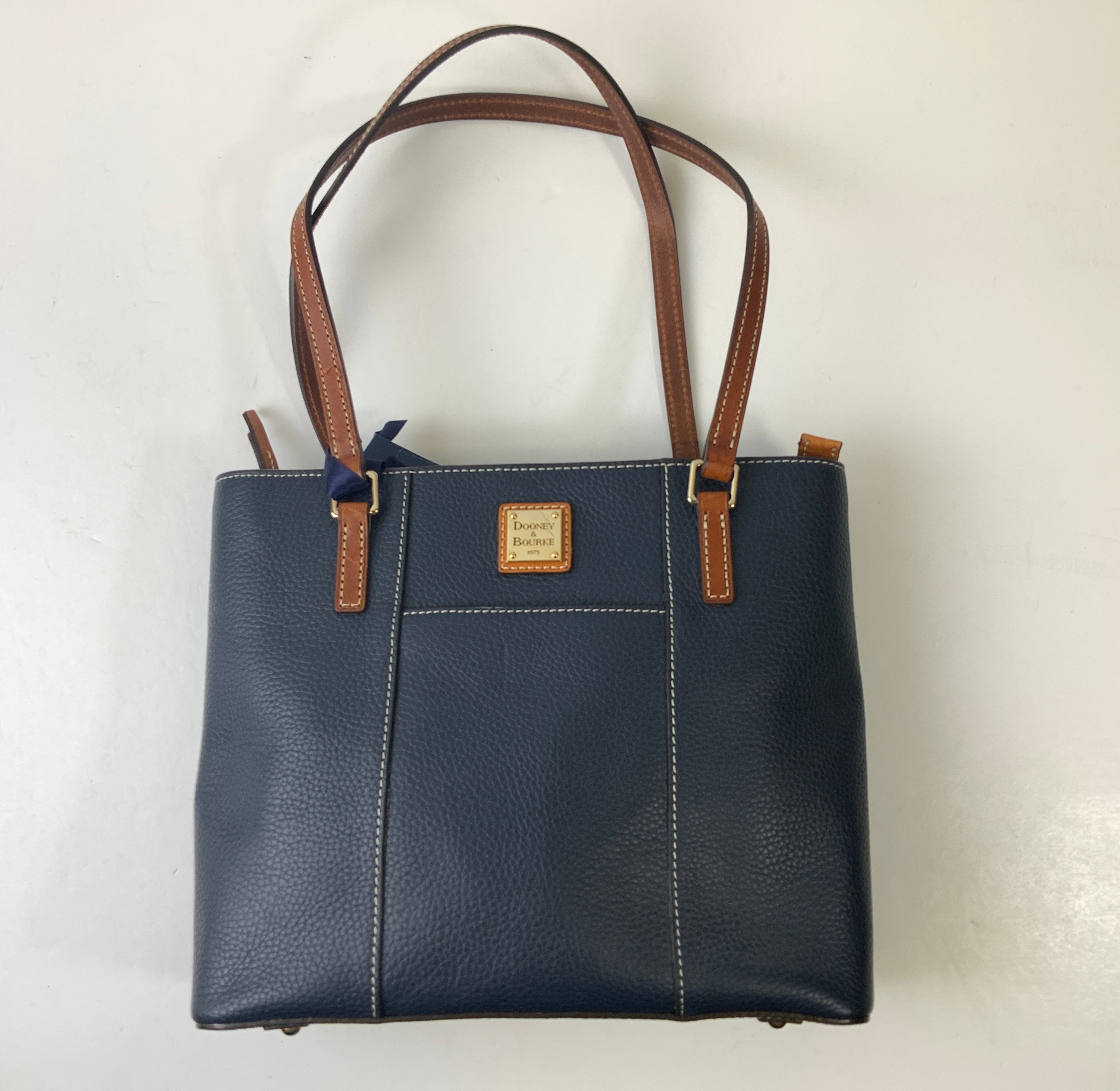 Handbag Designer By Dooney And Bourke In Navy, Size:Large