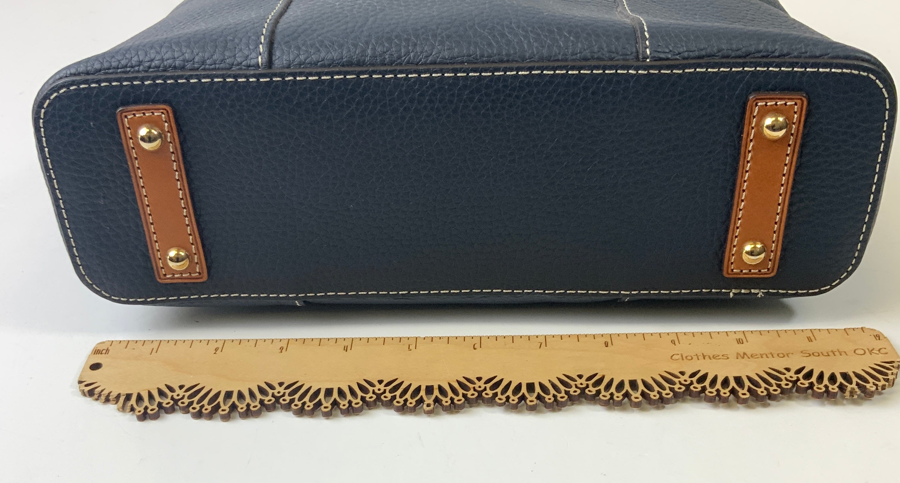 Handbag Designer By Dooney And Bourke In Navy, Size:Large