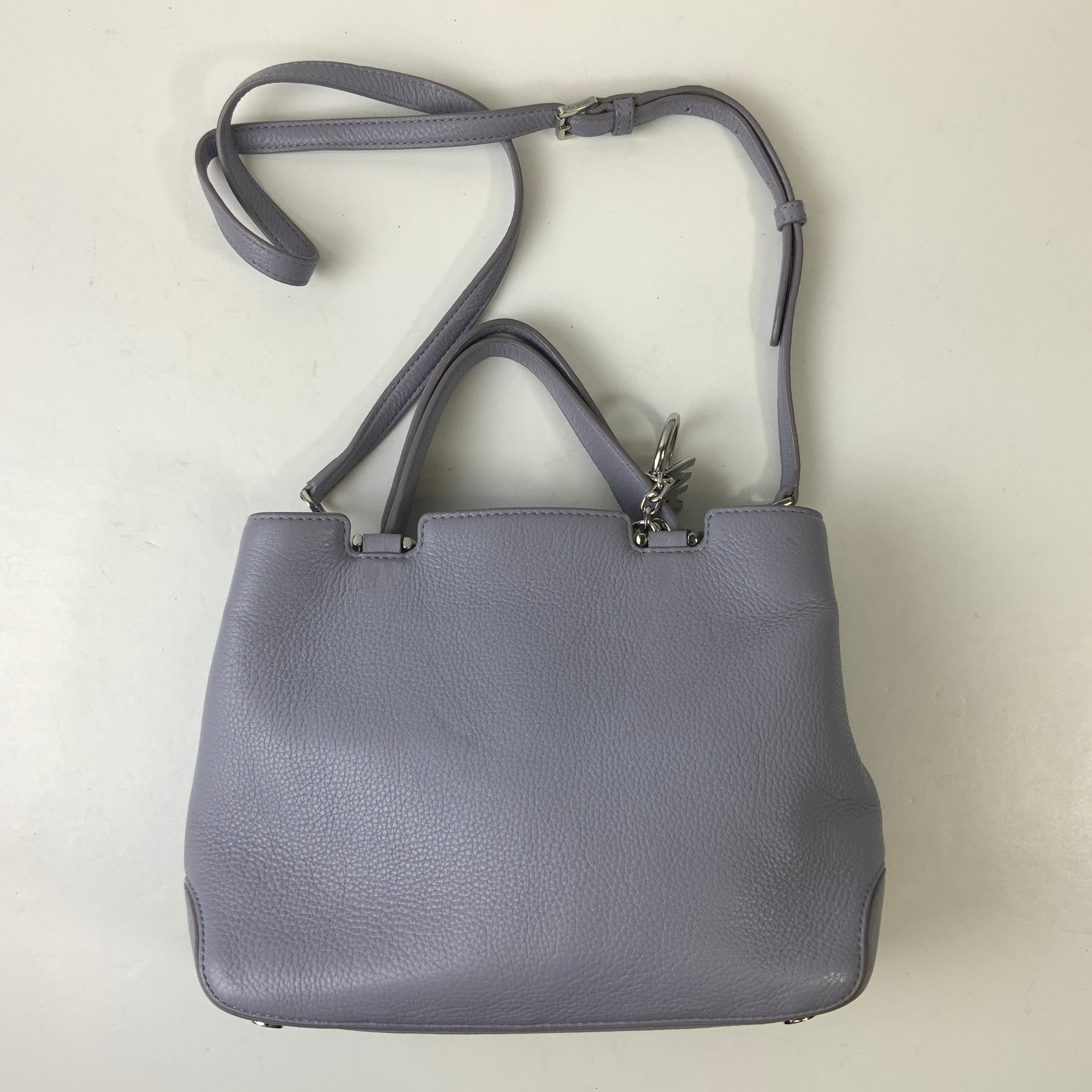 Handbag Designer By Michael Kors In Purple, Size:Medium
