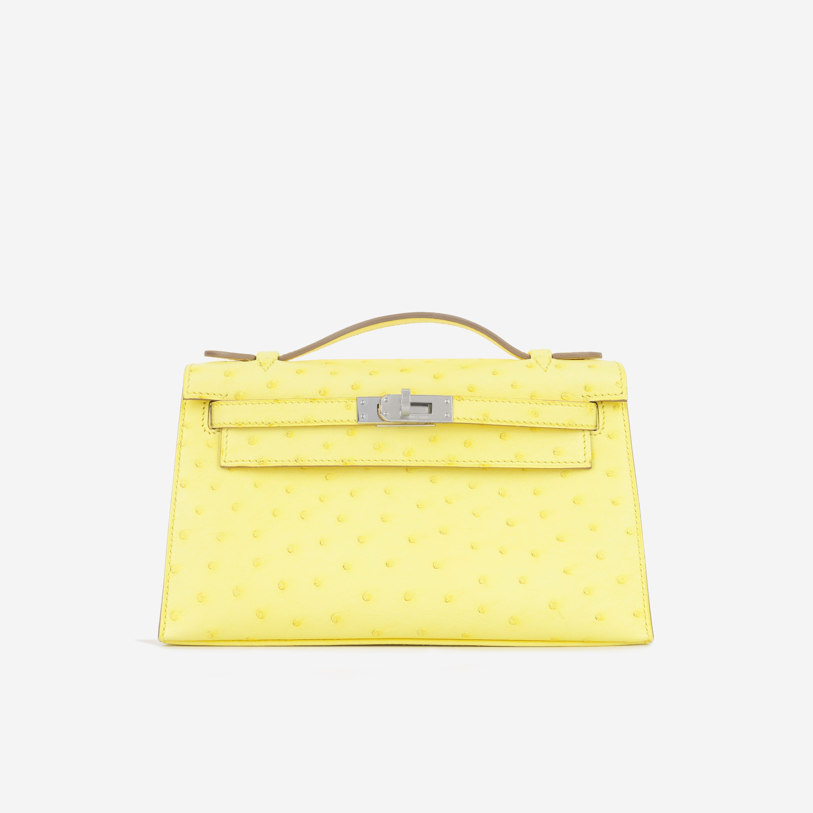 Kelly Pochette - Limoncello Ostrich