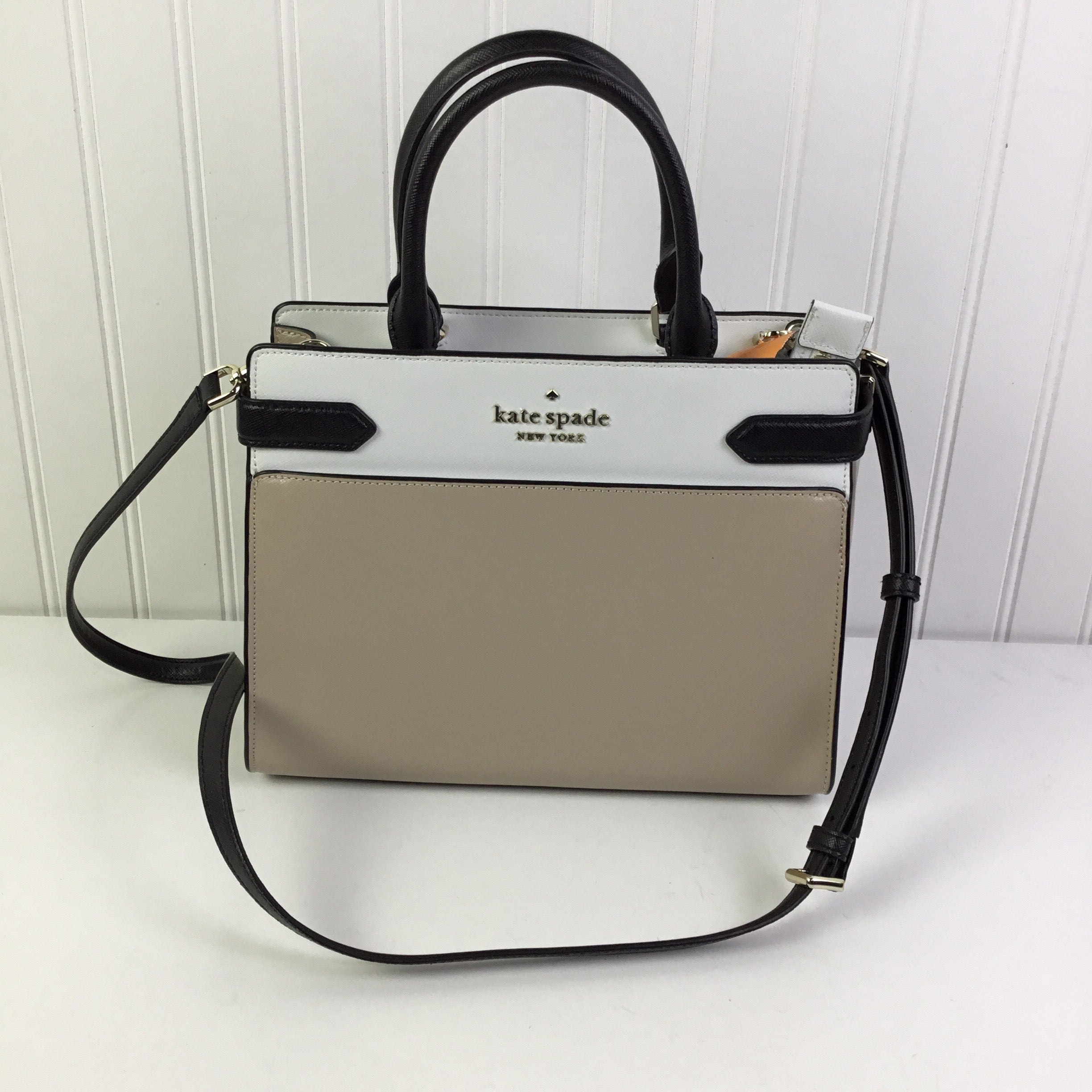 Crossbody Designer By Kate Spade In Tan, Size:Medium