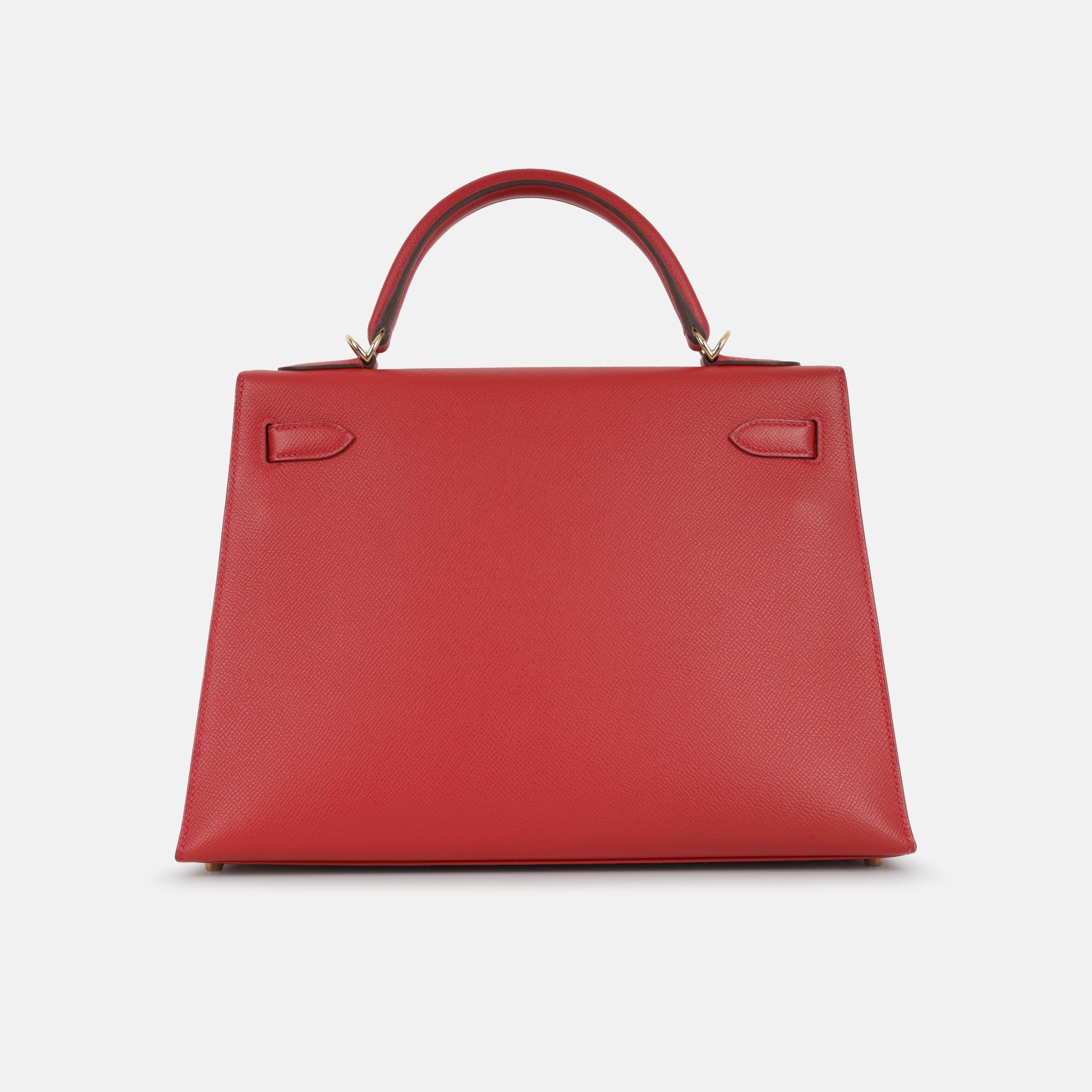 Hermès HSS Kelly 32 - Rouge Casaque Epsom | Permabrass