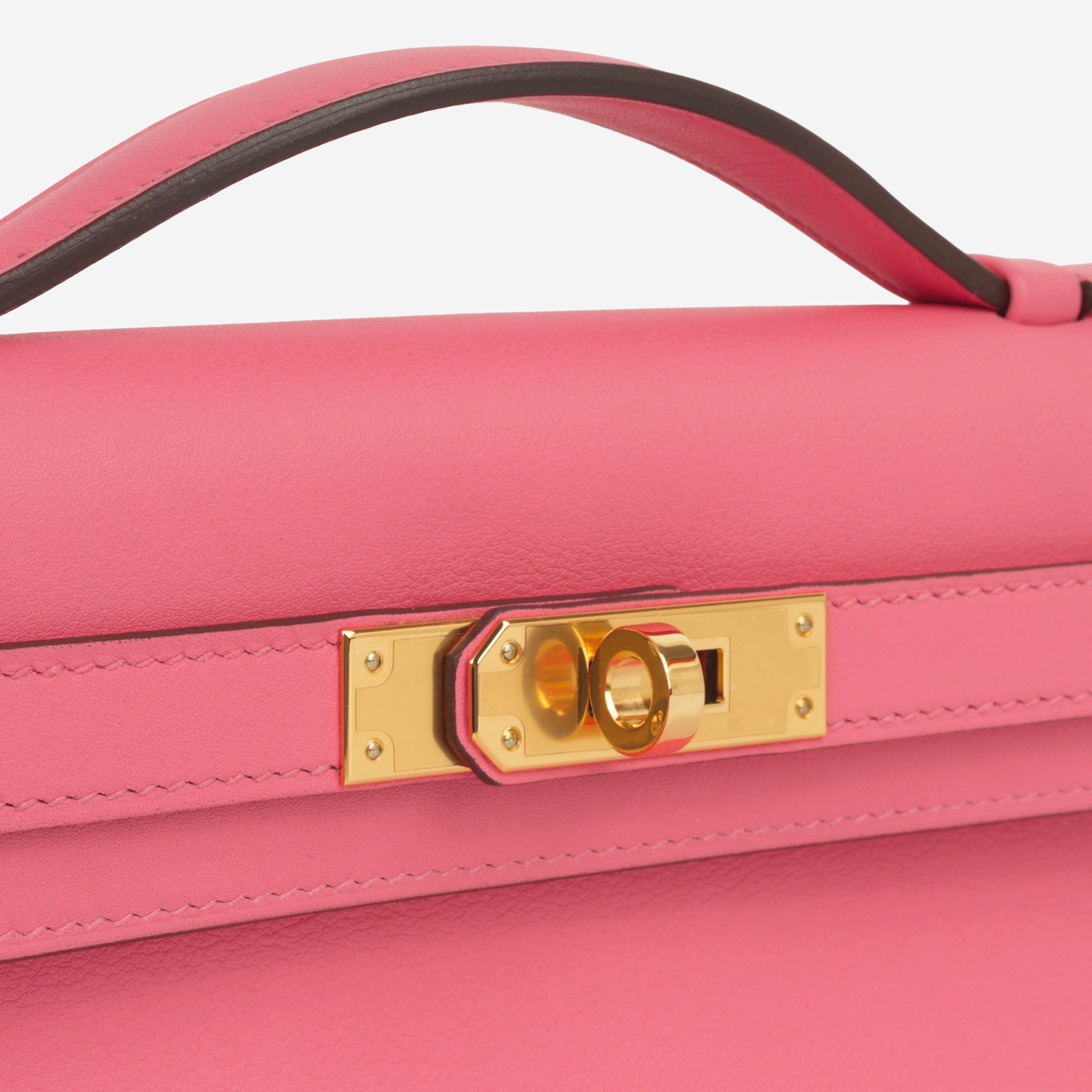Kelly Cut Clutch - Rose Azalee