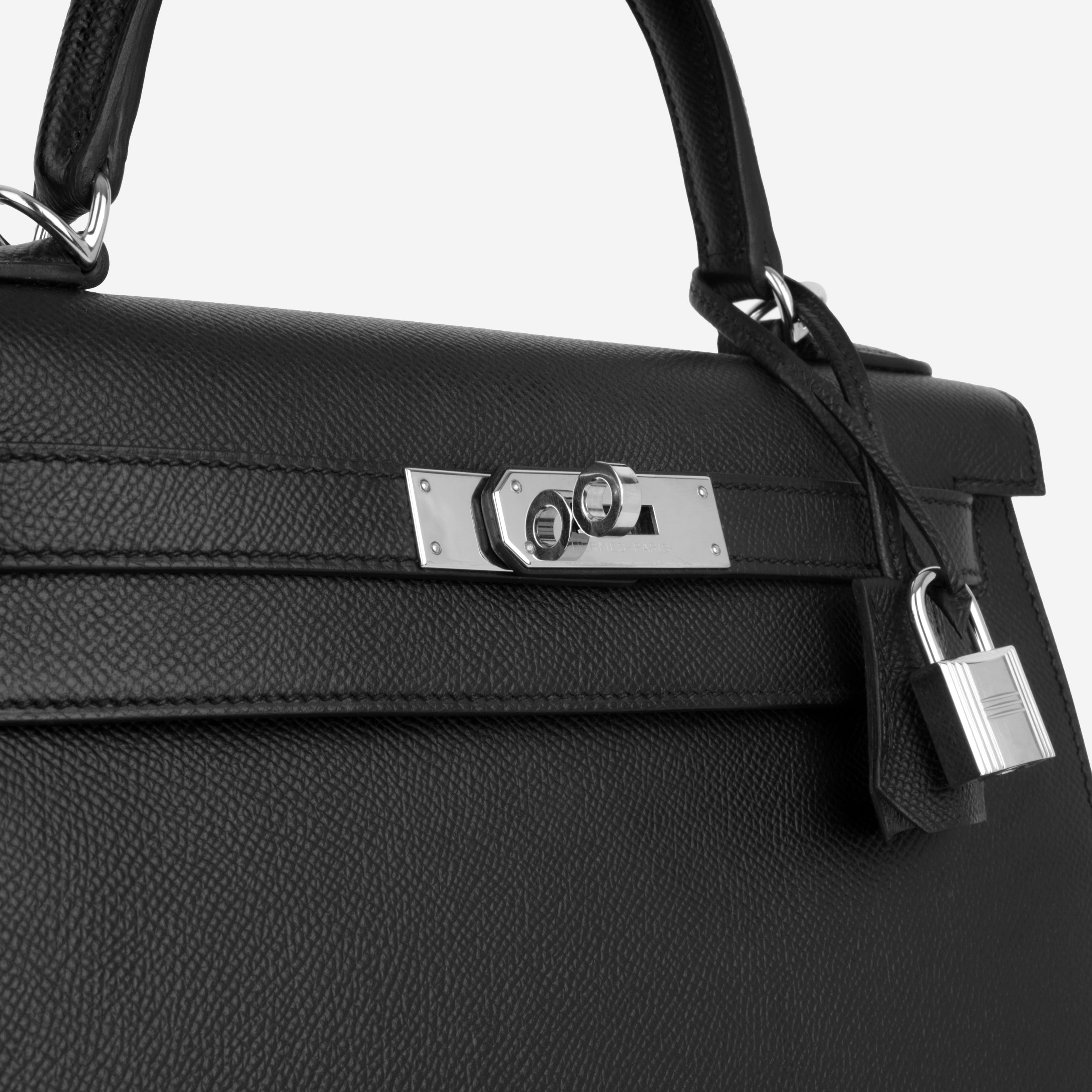 Kelly 28 - Noir Epsom