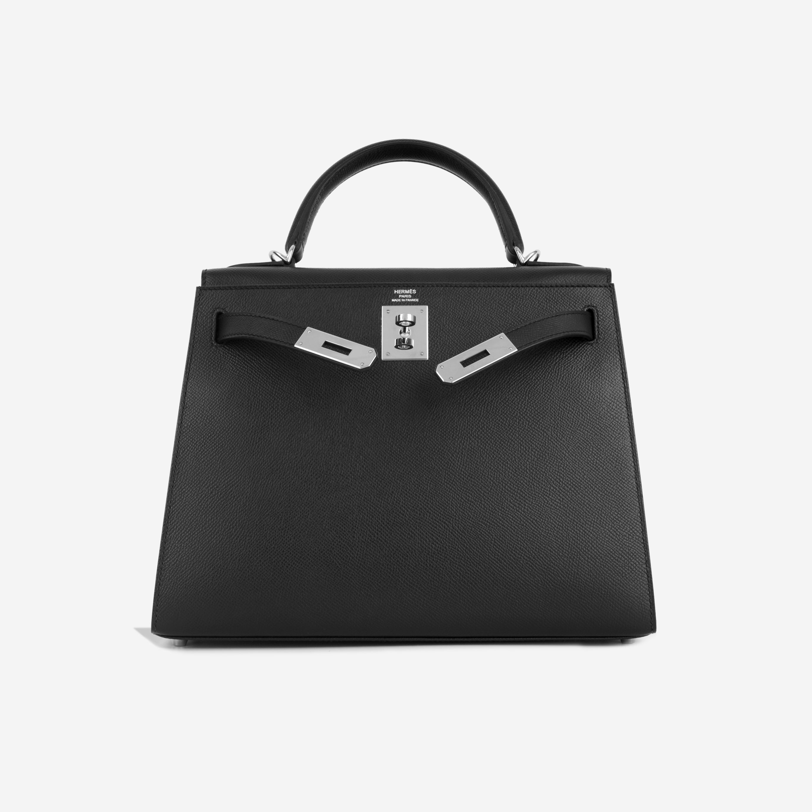 Kelly 28 - Noir Epsom