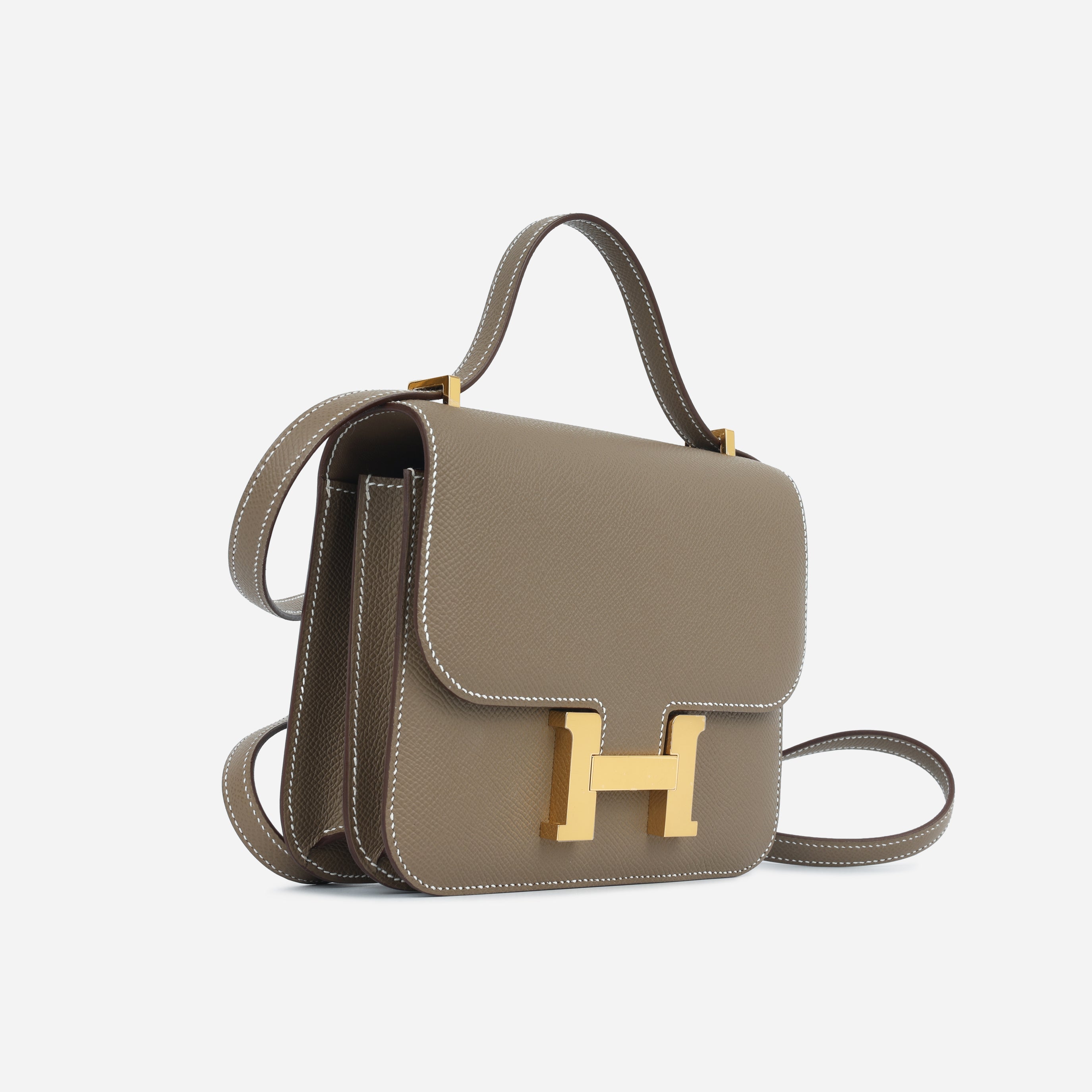 Hermès Constance 18  - Etoupe Epsom | Gold Hardware