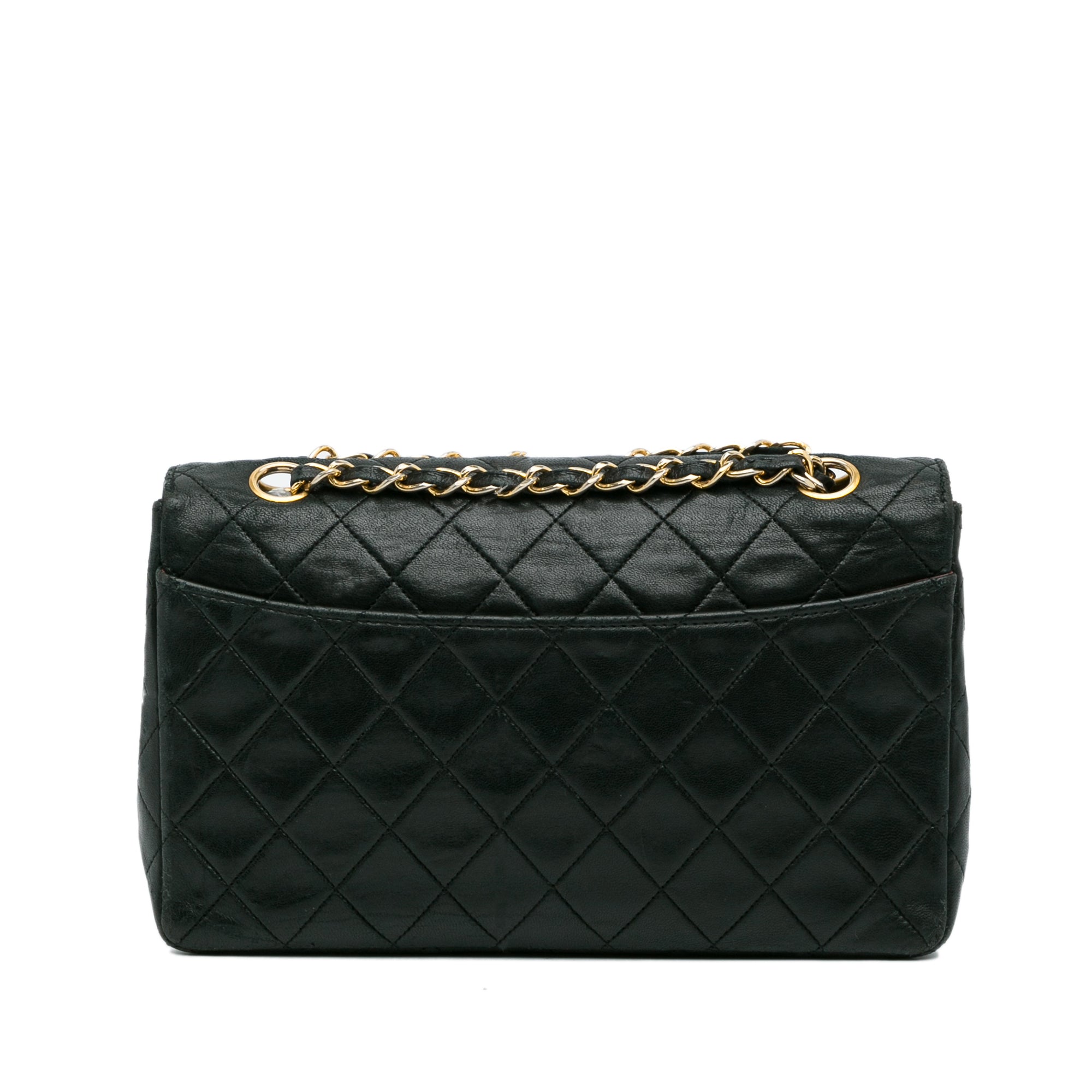 Vintage CC Chain Flap Bag Quilted Lambskin Medium