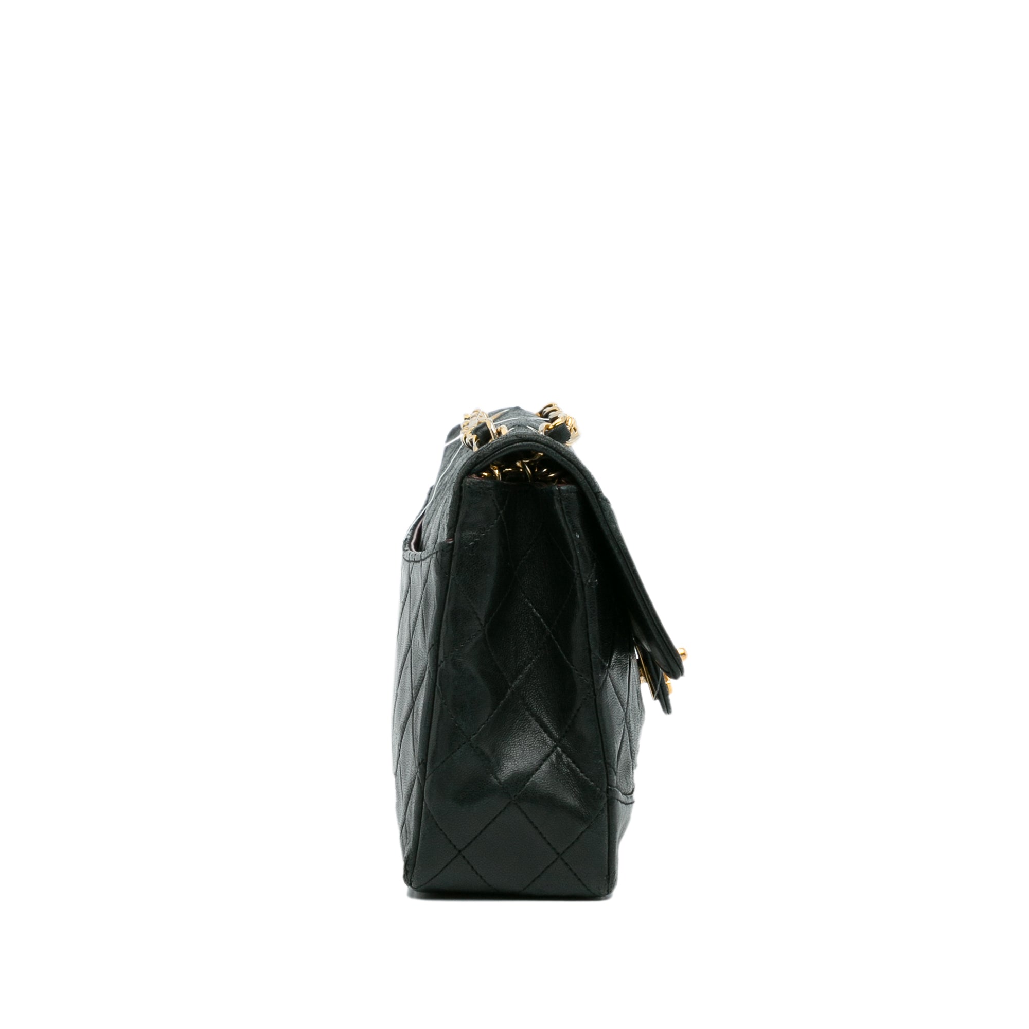 Vintage CC Chain Flap Bag Quilted Lambskin Medium
