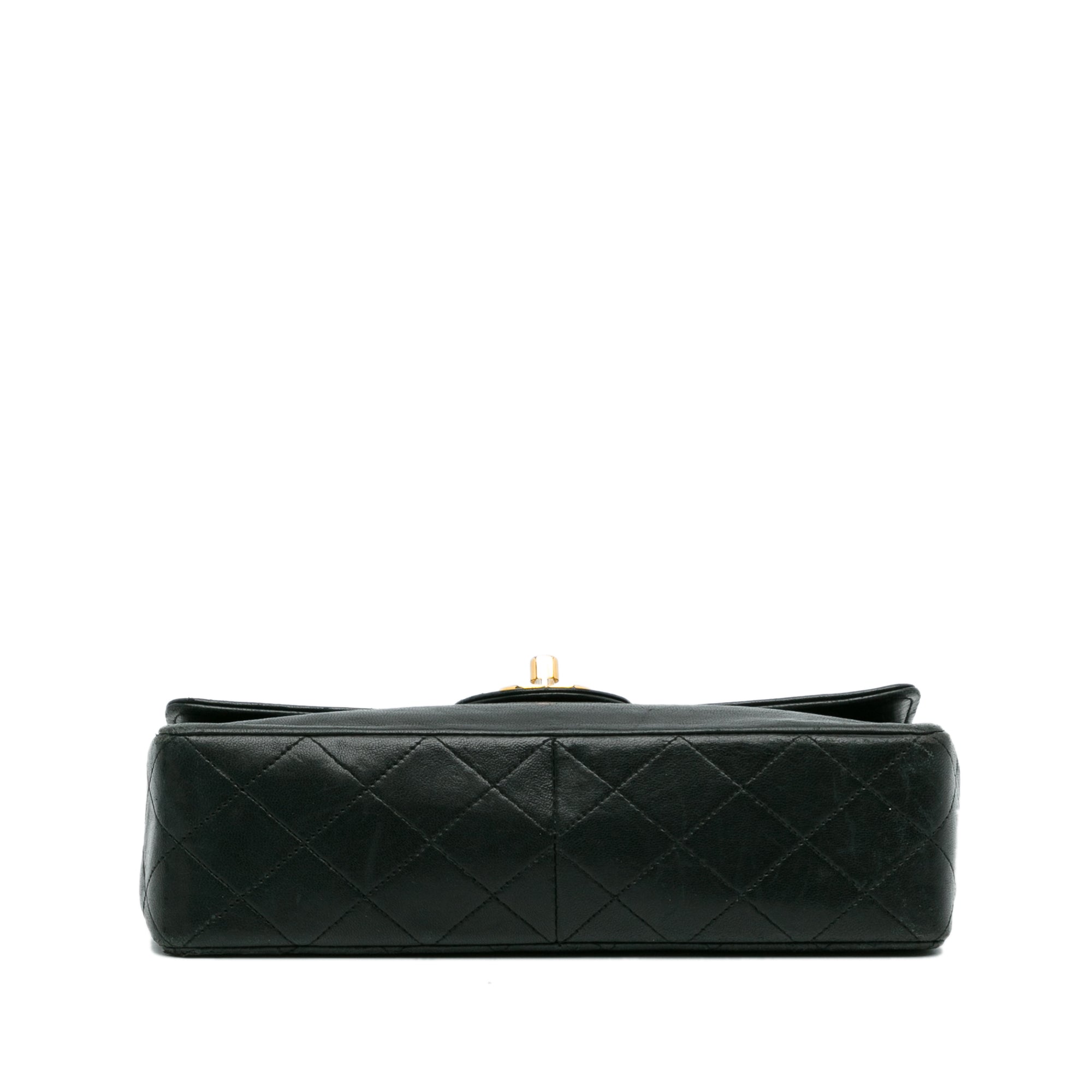 Vintage CC Chain Flap Bag Quilted Lambskin Medium