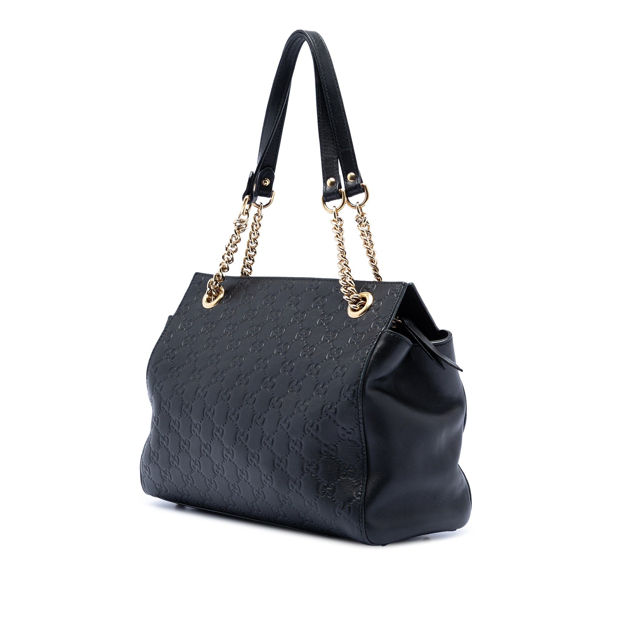 Soft Signature Shoulder Bag Guccissima Leather Medium