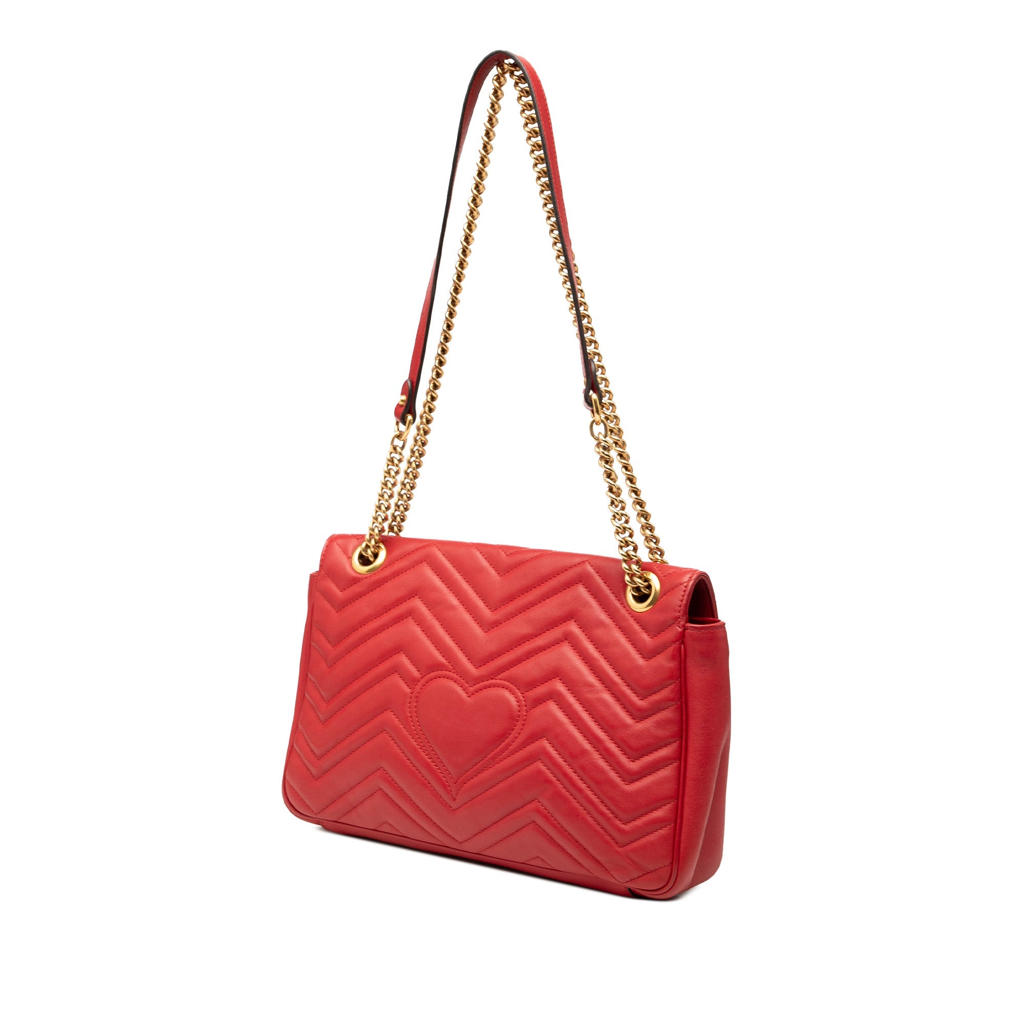 GG Marmont Flap Bag Matelasse Leather Medium