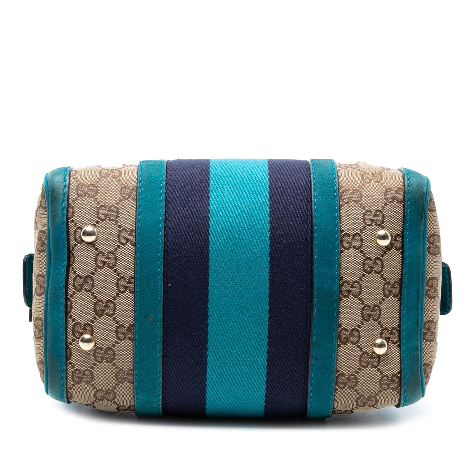 Vintage Web Boston Bag GG Canvas Small