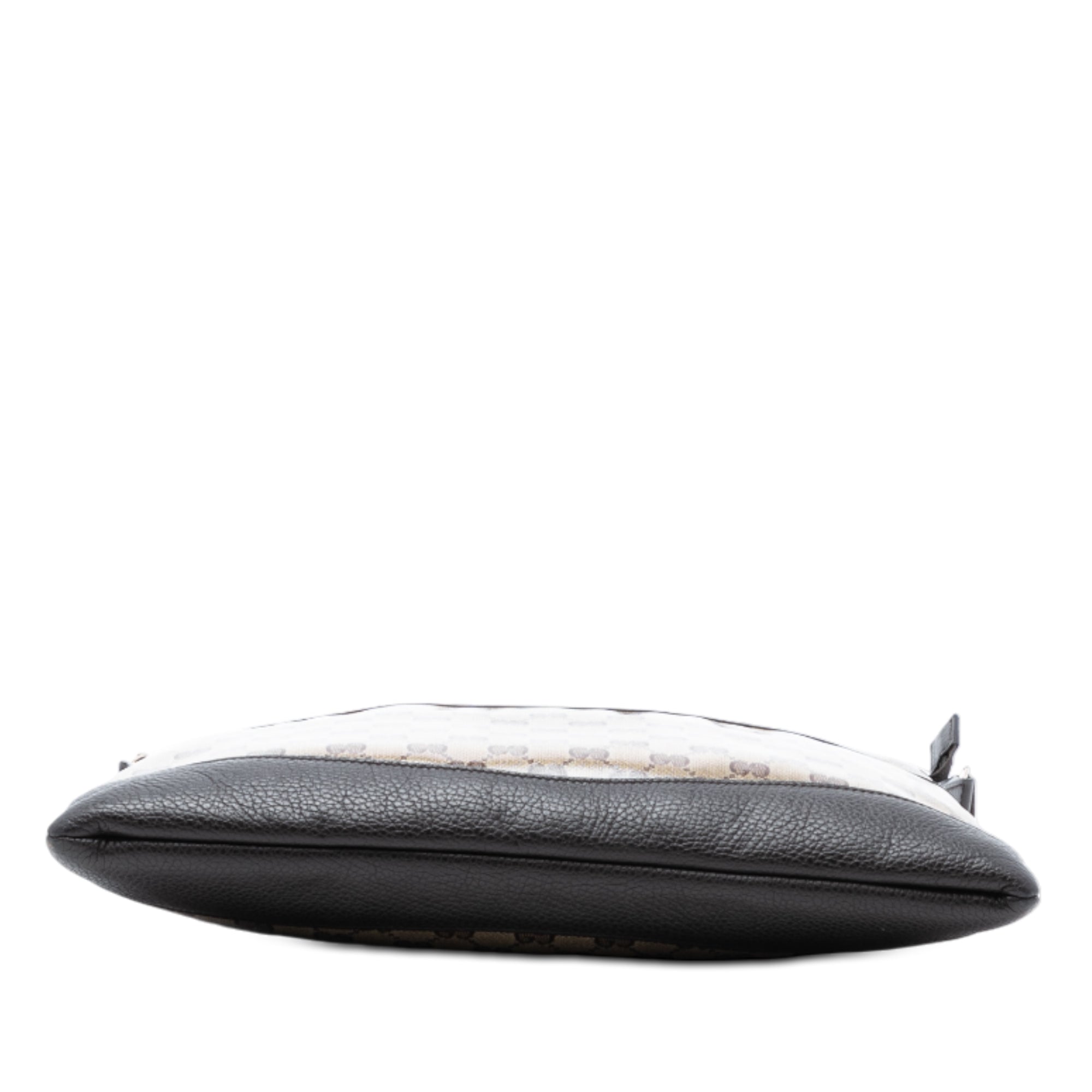 Zip Messenger Bag GG Coated Canvas Medium