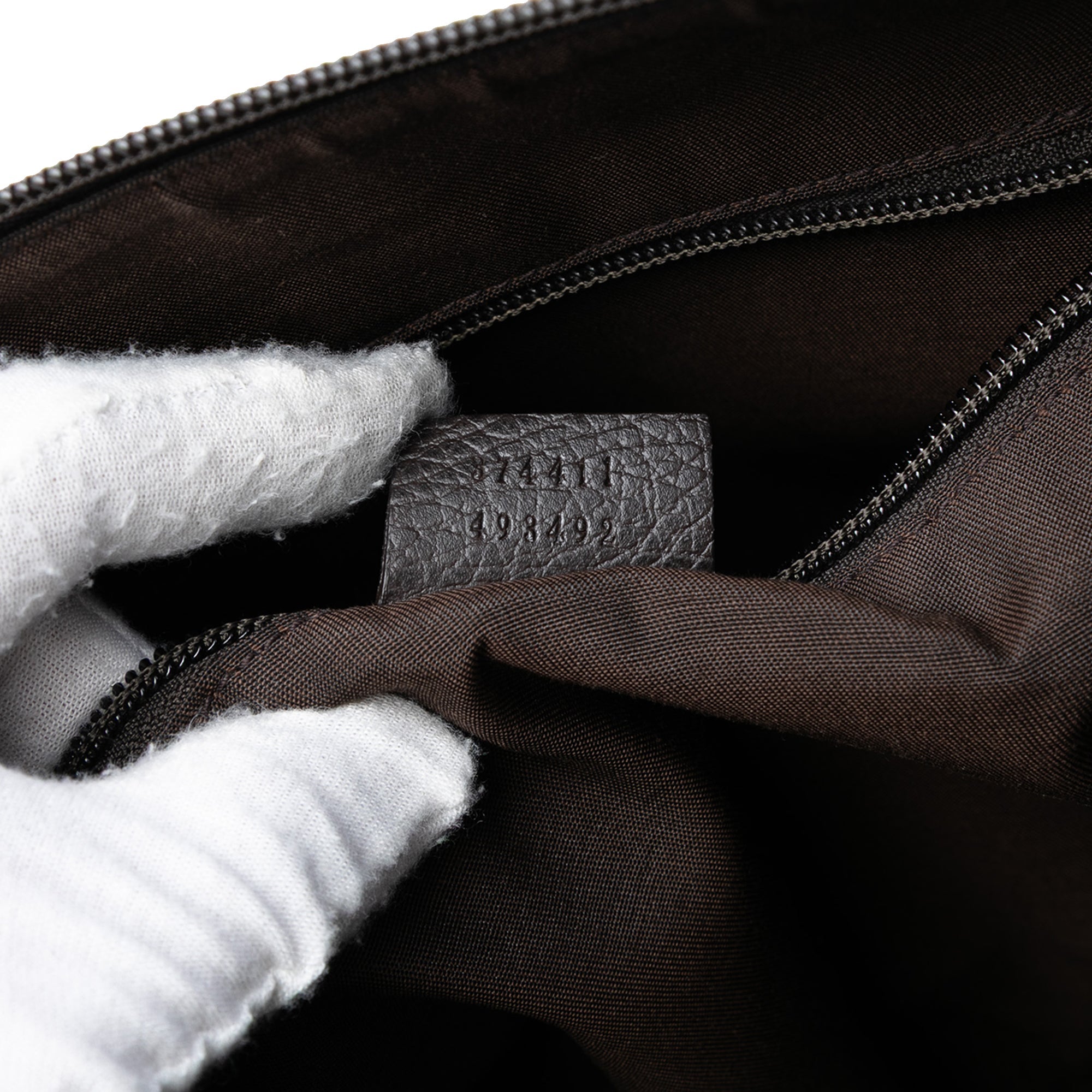 Zip Messenger Bag GG Coated Canvas Medium