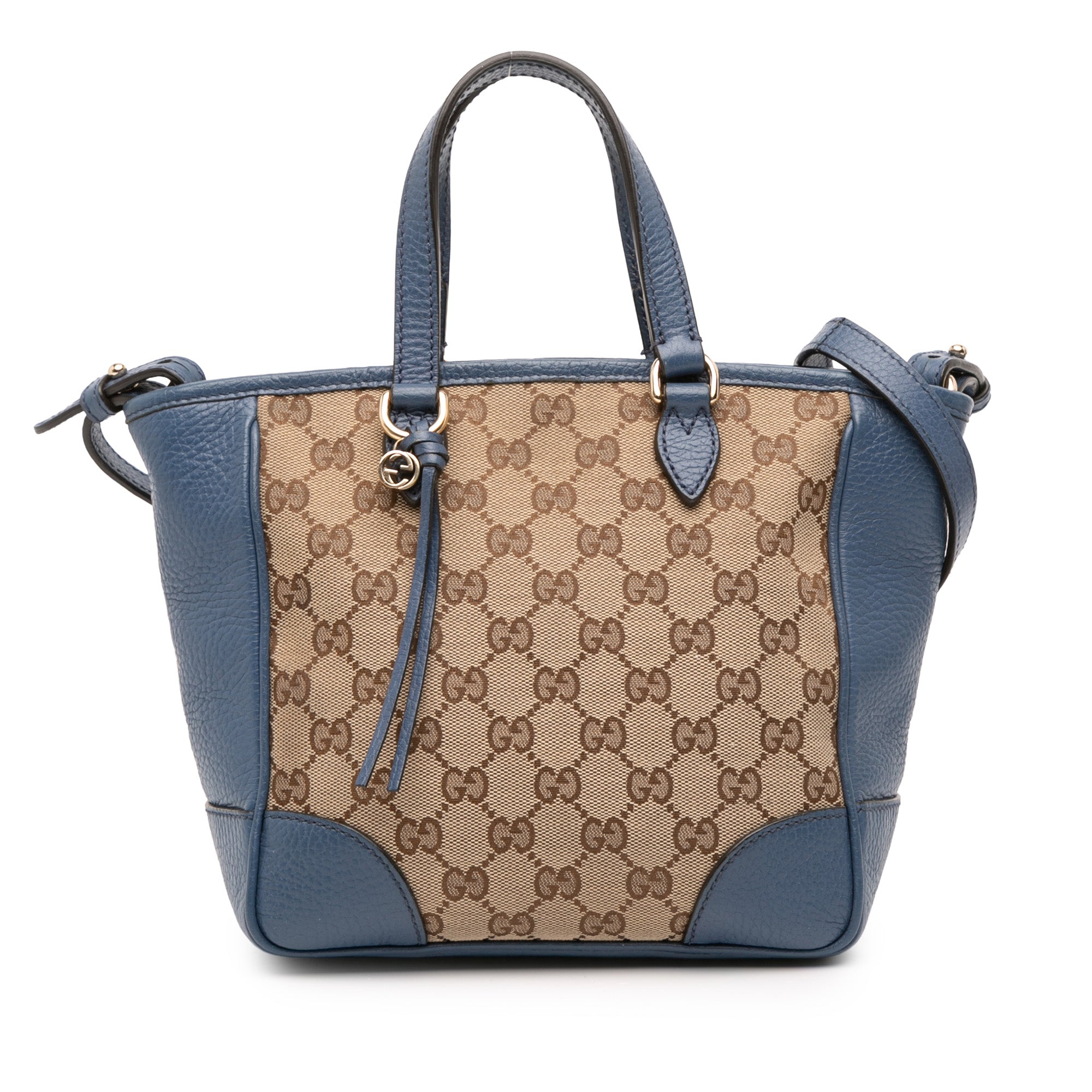 Bree Convertible Tote GG Canvas with Leather Small