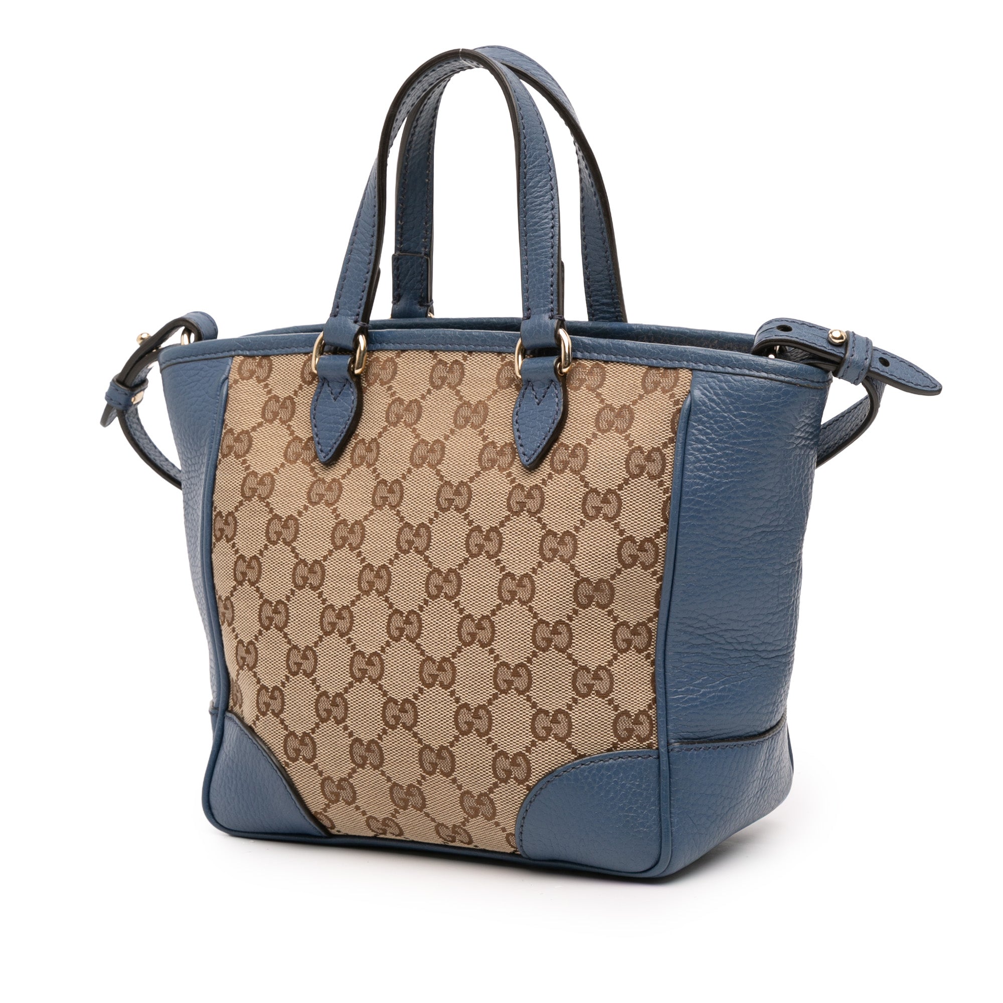 Bree Convertible Tote GG Canvas with Leather Small