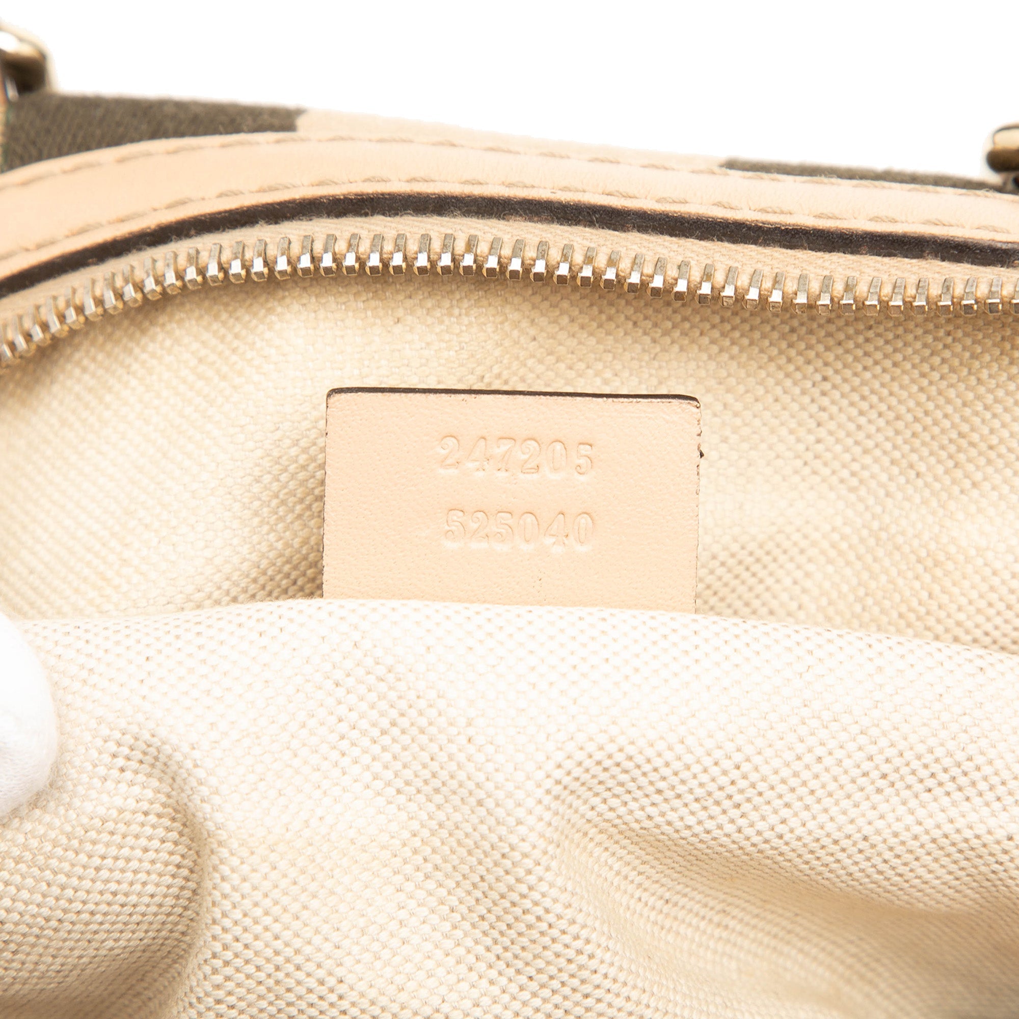 Vintage Web Boston Bag Leather Medium