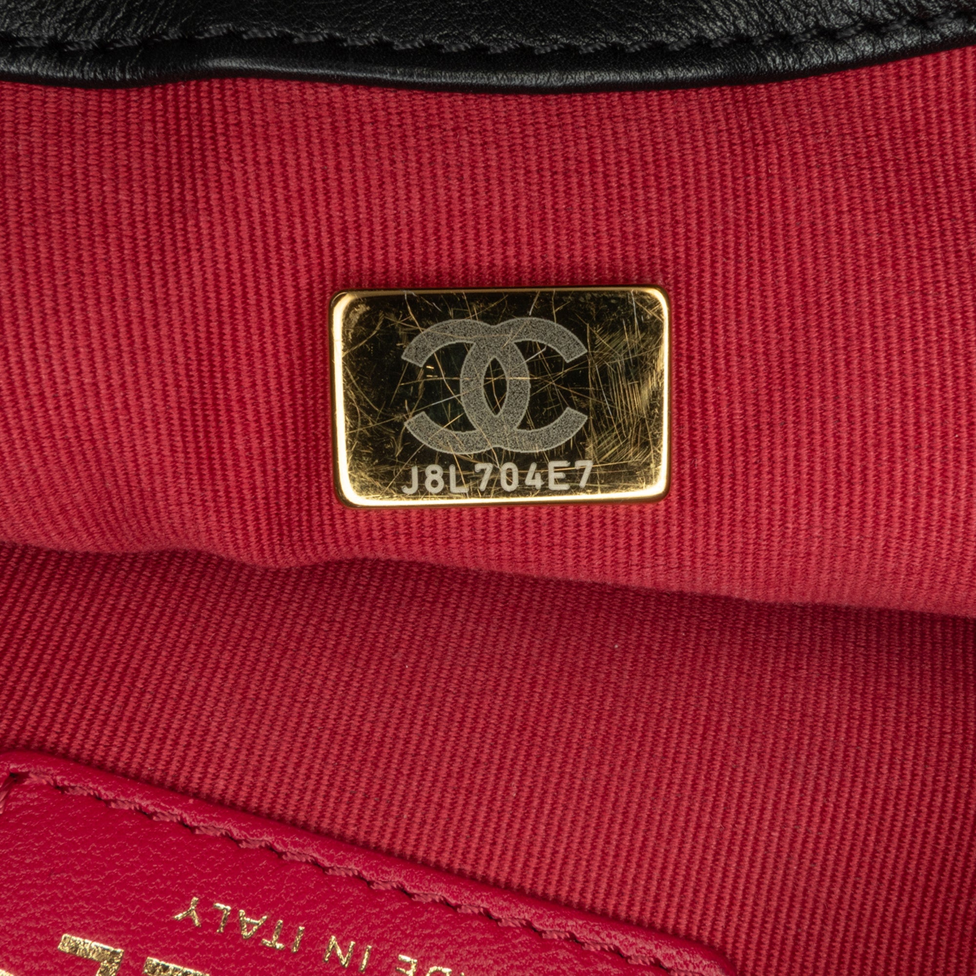 Framing Chain Flap Bag Quilted Calfskin Small