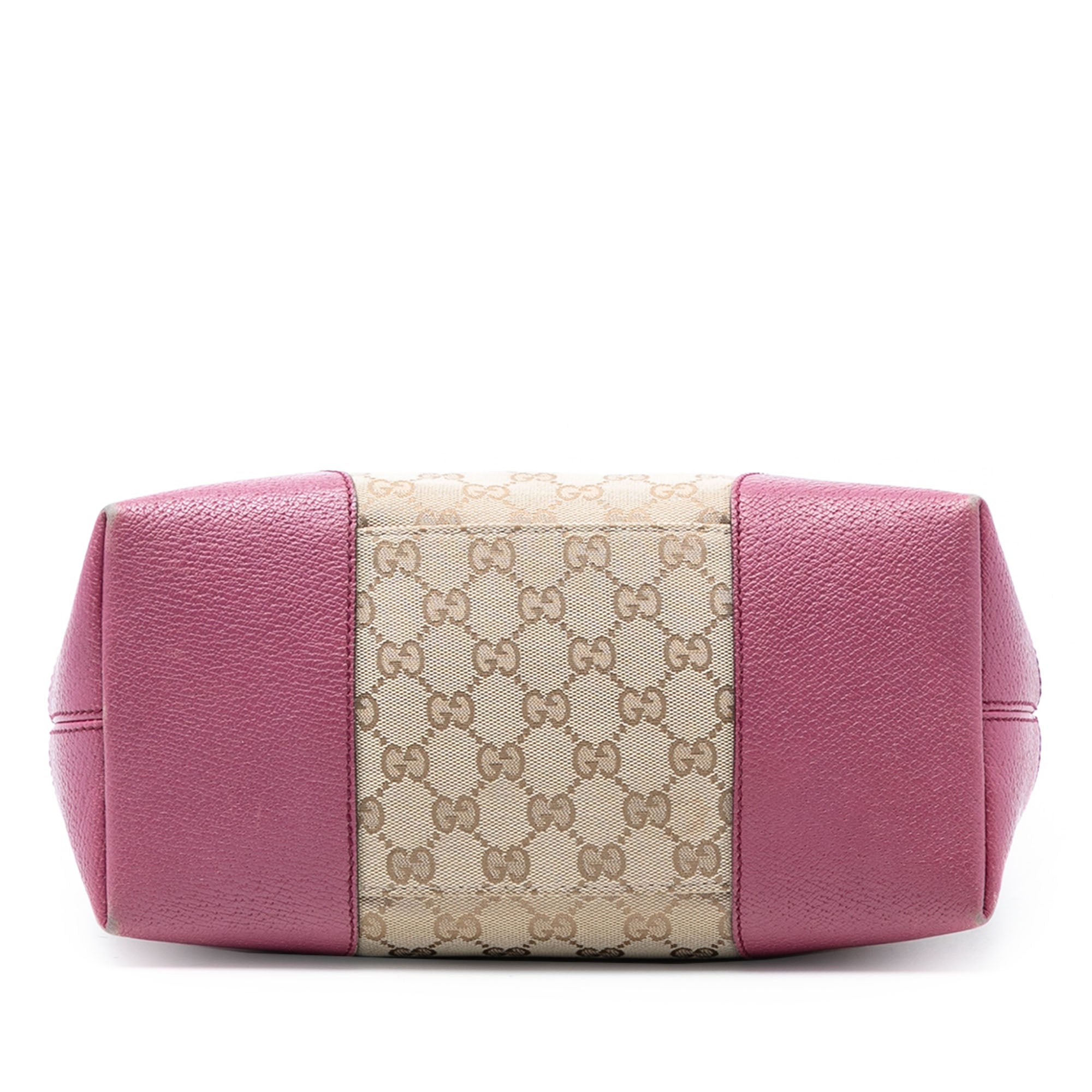 Bree Convertible Top Handle Bag GG Canvas with Leather Medium