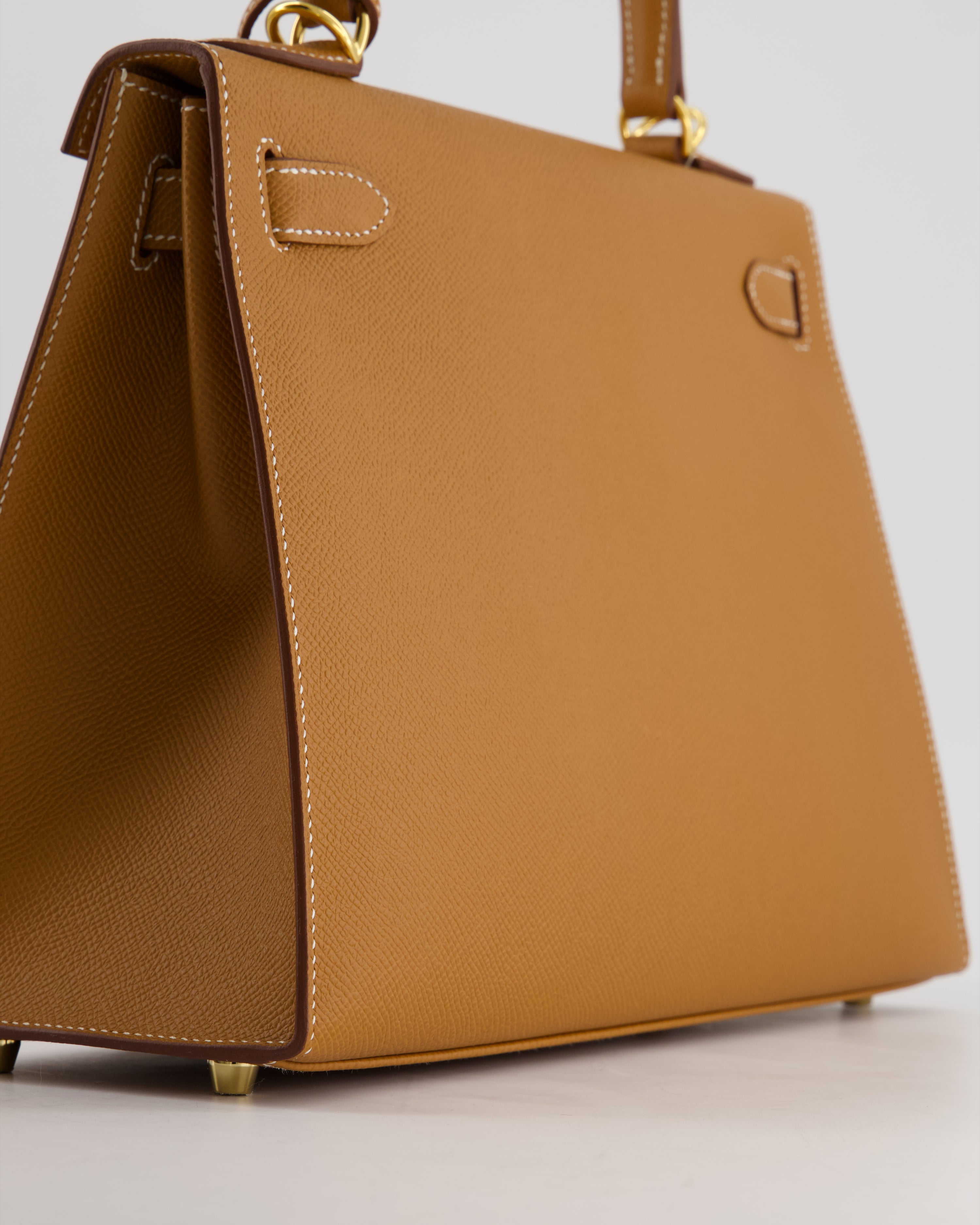 *HOLY GRAIL* Hermès Kelly 28 Sellier  Bag in Gold Epsom Leather with Gold Hardware
