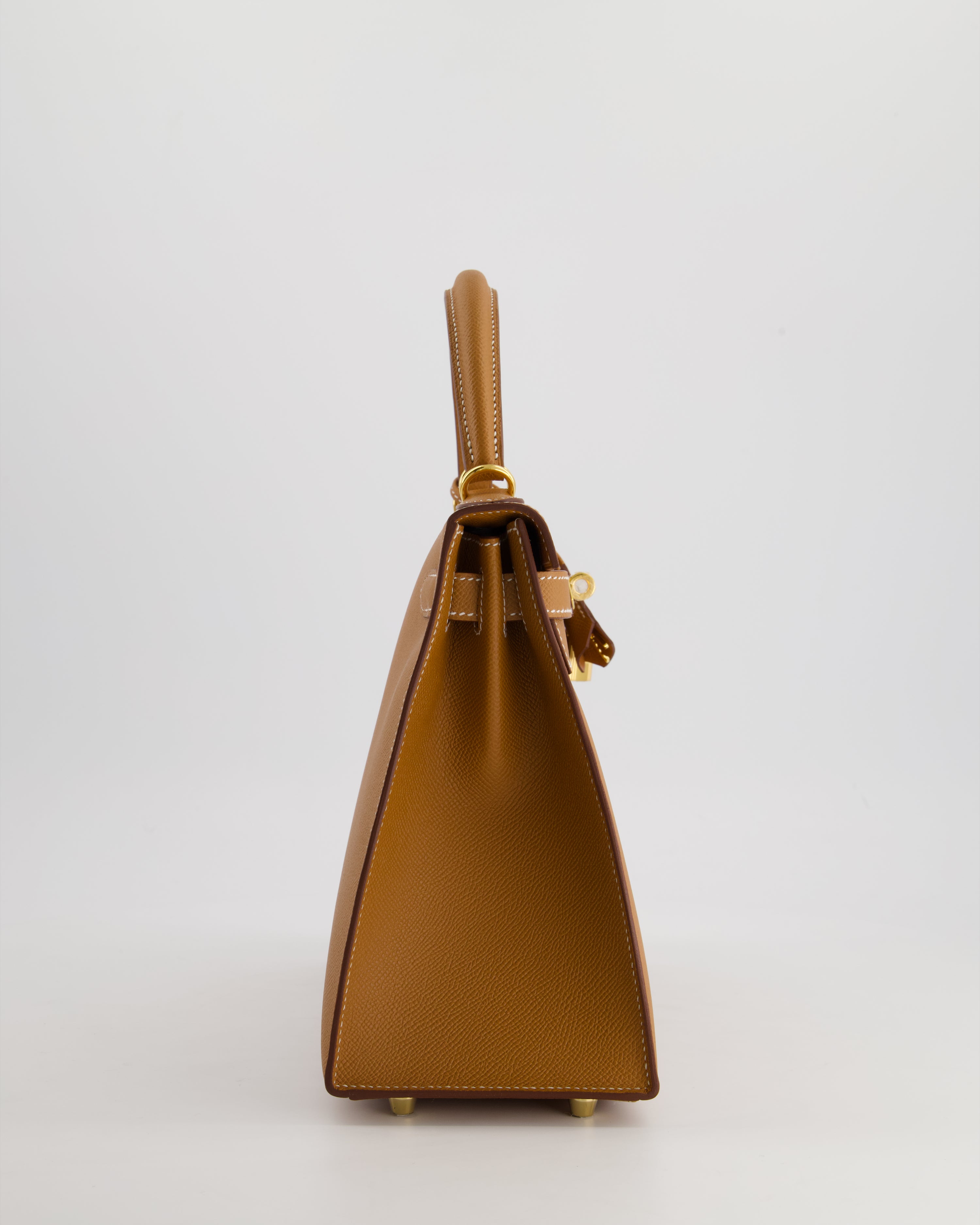*HOLY GRAIL* Hermès Kelly 28 Sellier  Bag in Gold Epsom Leather with Gold Hardware