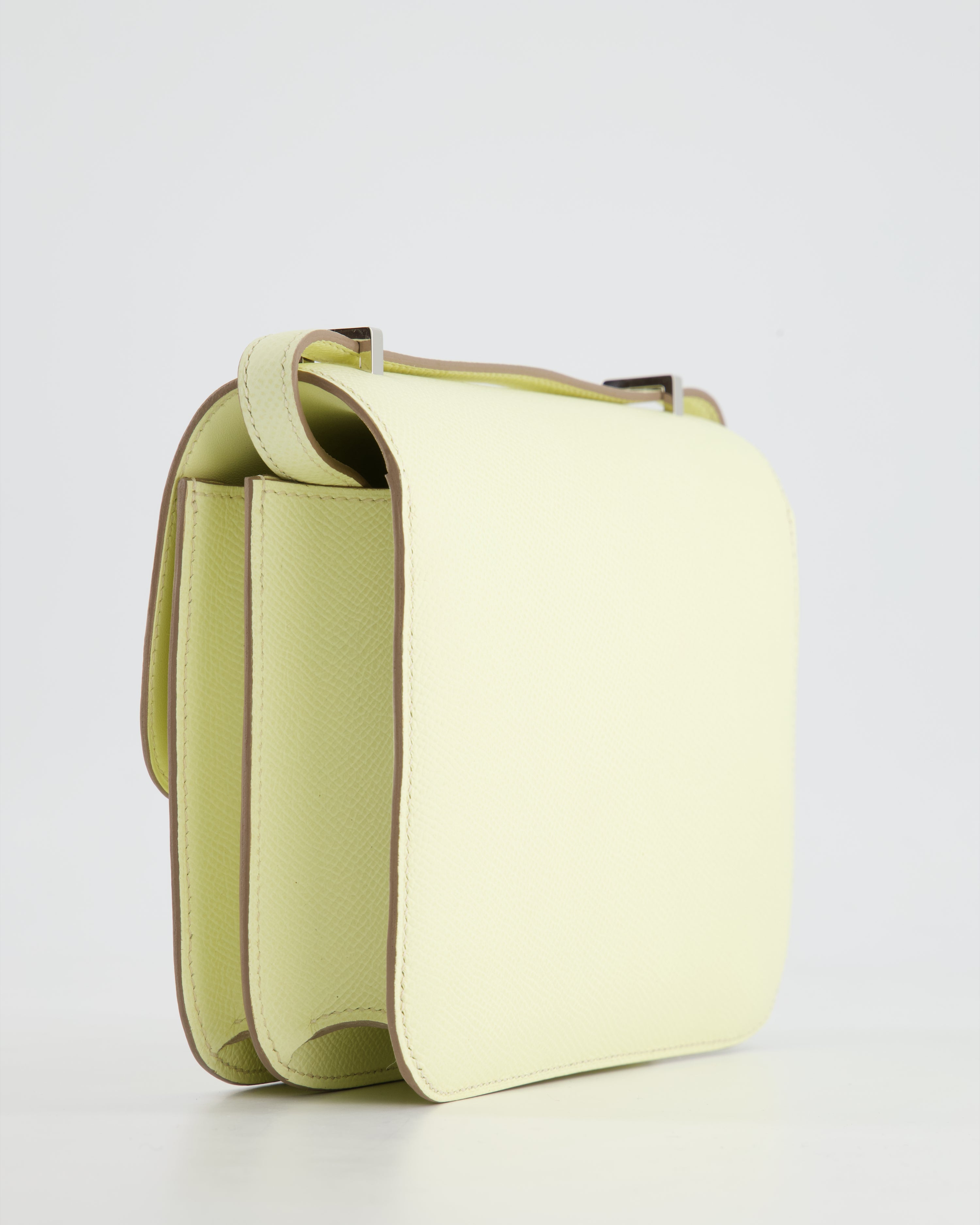 *NEW COLOUR* Hermès Constance III 18 Miroir Bag in Jaune Milton Epsom Leather with Palladium Hardware